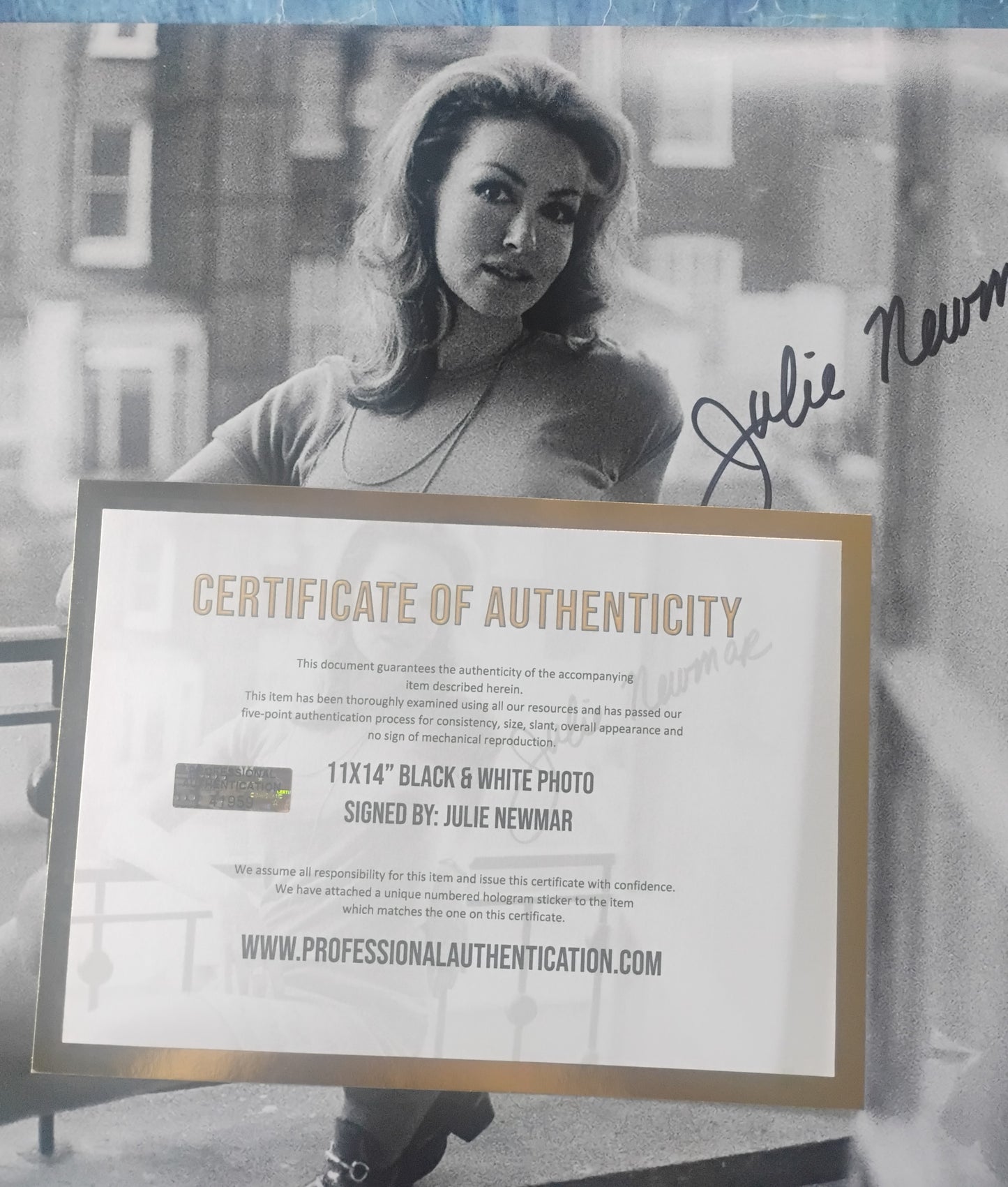 Julie Newmar Hand Signed Autograph 11x14 Photo COA
