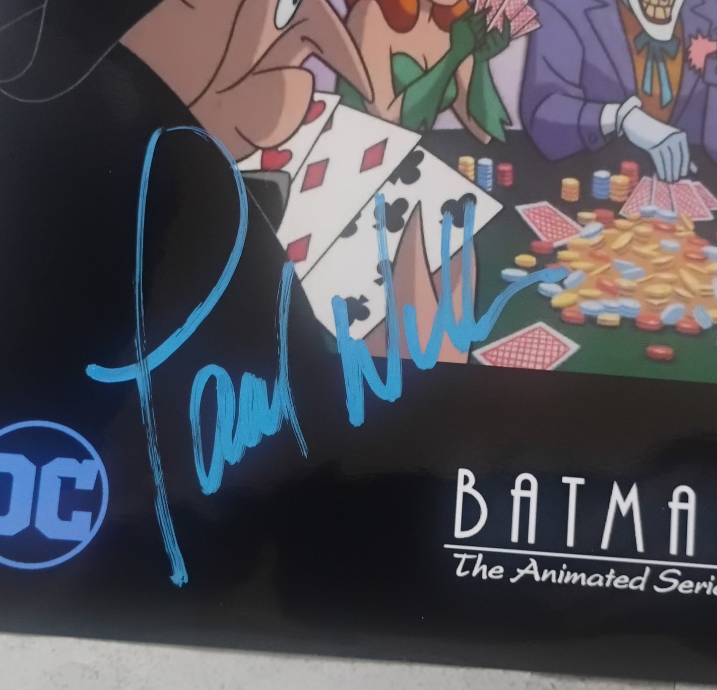 Diane Pershing, Paul Williams & Richard Moll Hand Signed 8x10 Photo COA Batman