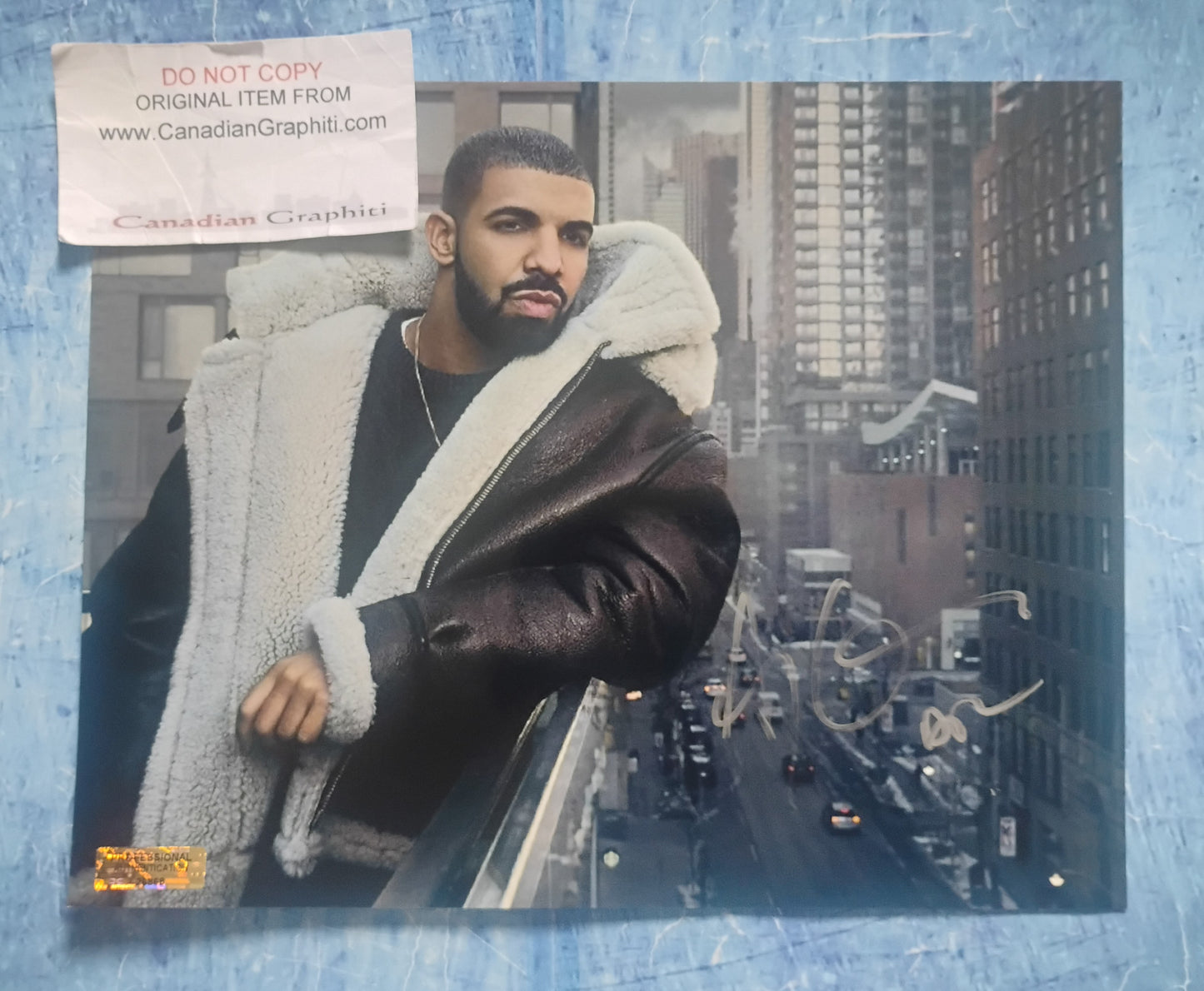 Drake Aubrey Graham Hand Signed Autograph 8x10 Photo COA