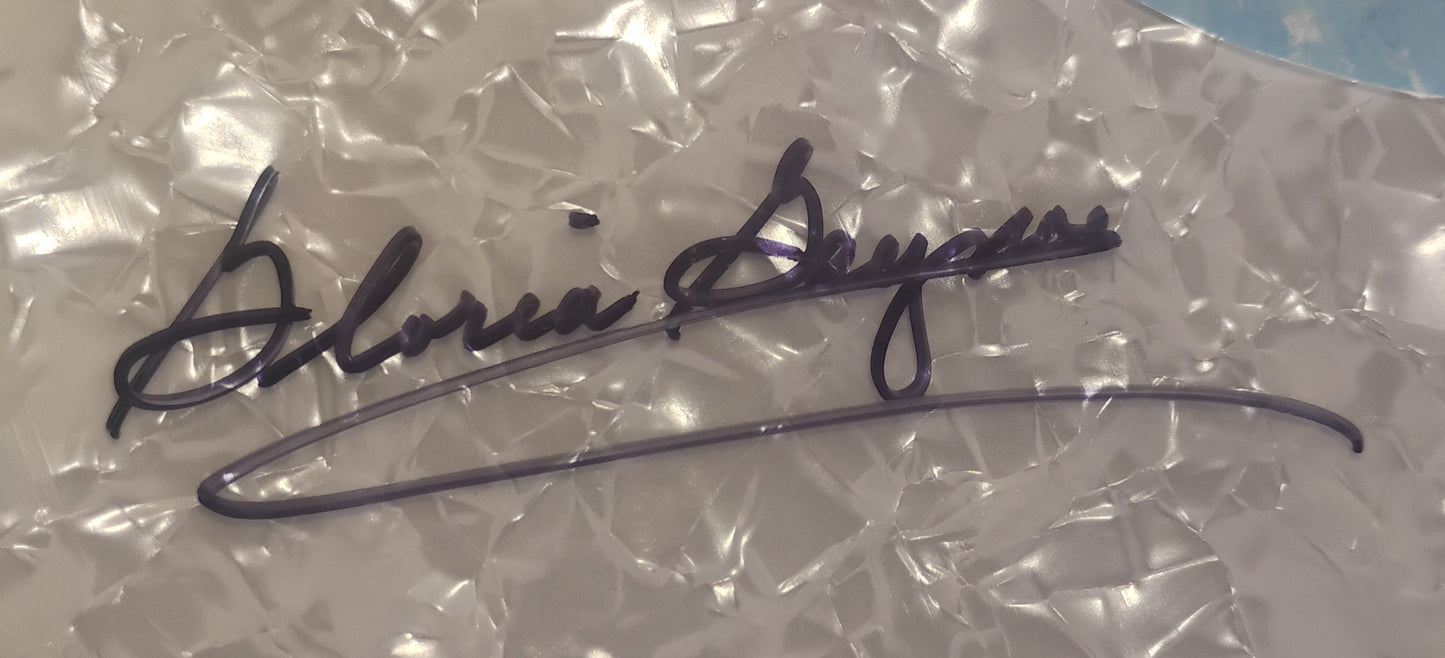 Gloria Gaynor Hand Signed Autograph Guitar Pick Guard PSA COA