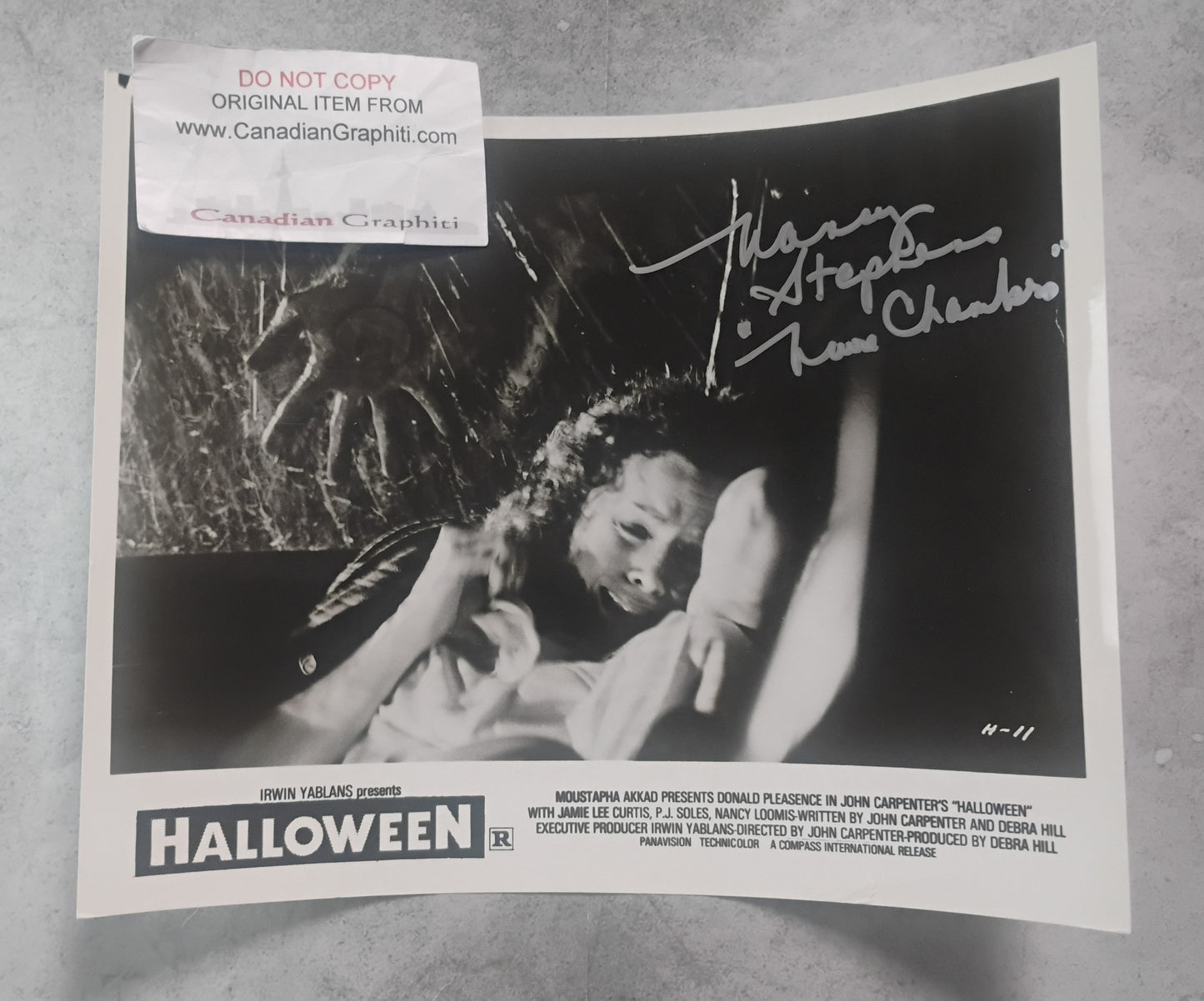 Nancy Stephens Hand Signed Autograph 8x10 Photo JSA COA Halloween