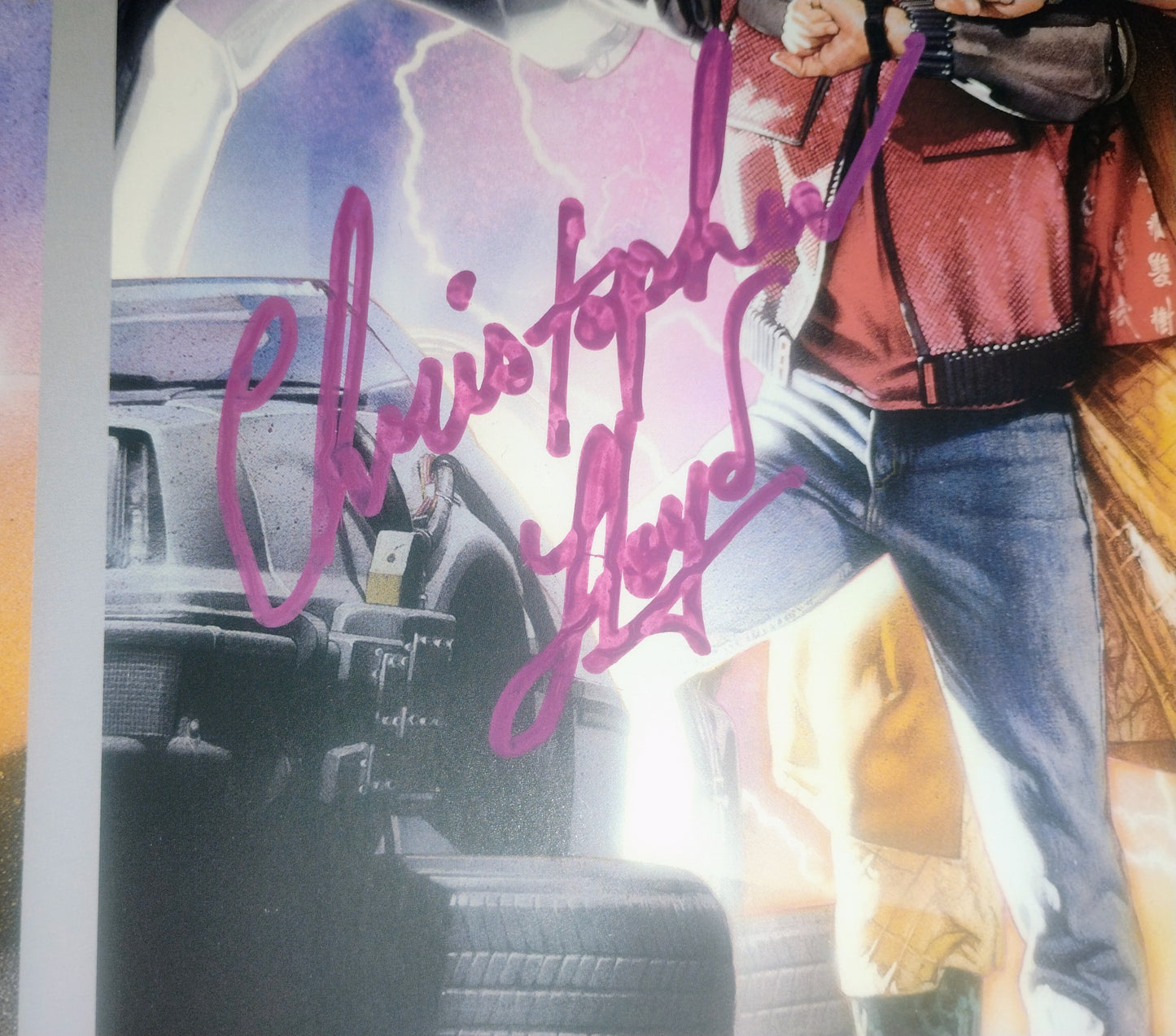Back To The Future 4x Hand Signed Autograph Artwork Print COA Drew Struzan