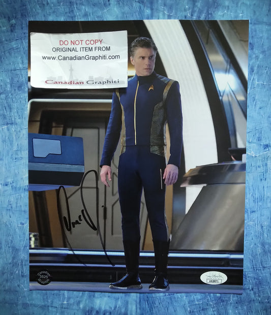 Anson Mount Hand Signed Autograph 8x10 Photo COA + JSA Star Trek Pike