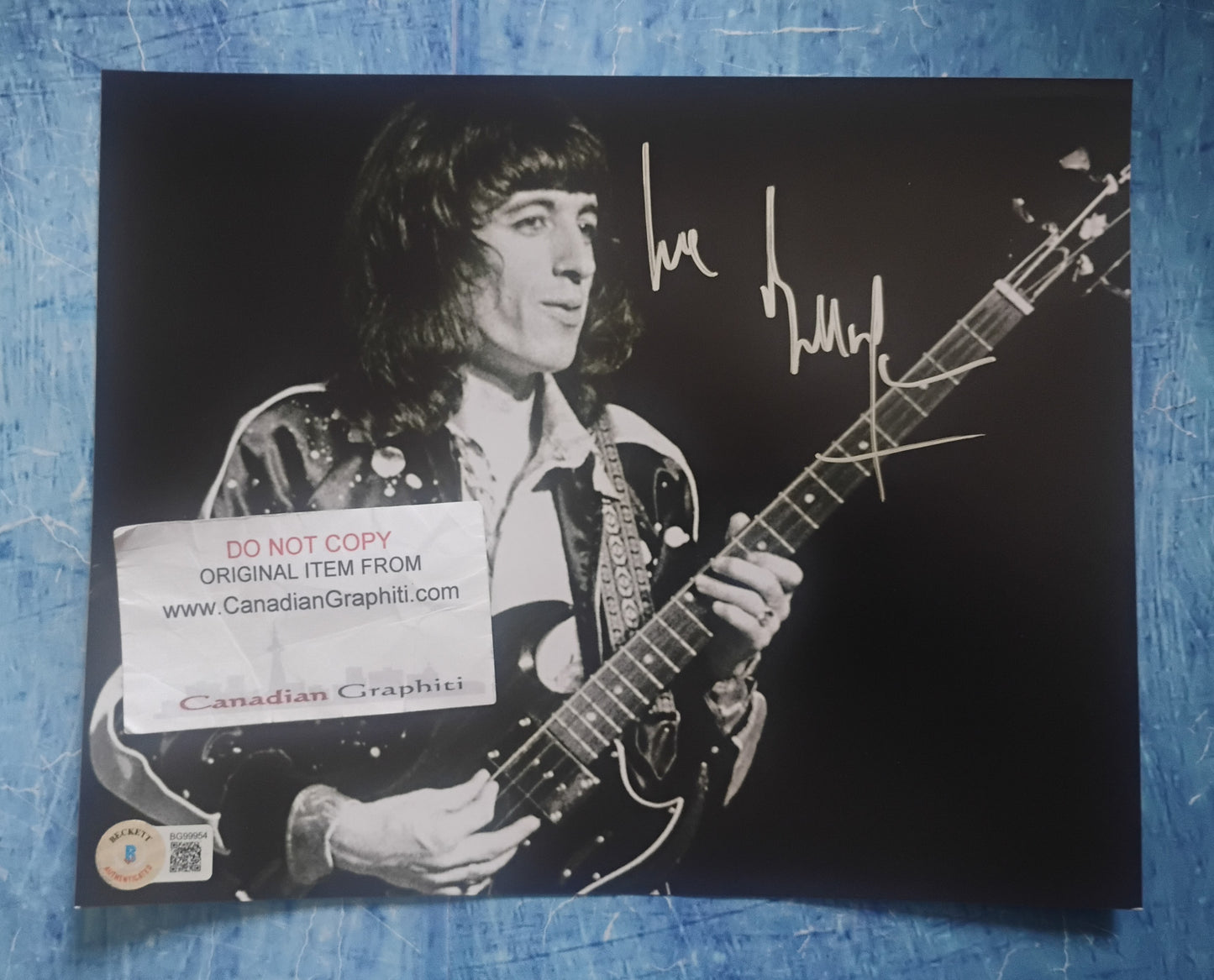Bill Wyman Hand Signed Autograph 8x10 Photo BAS COA Rolling Stones