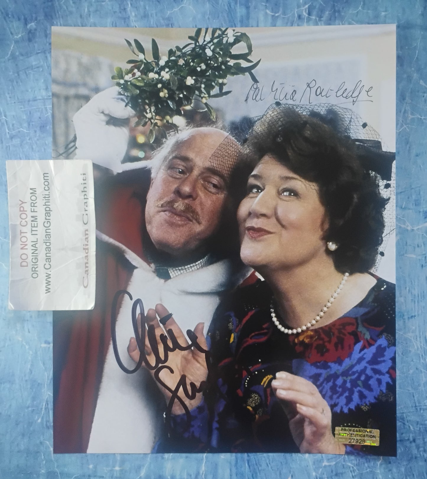 Patricia Routledge & Clive Swift Hand Signed Autograph 8x10 Photo COA Keeping Up Appearances