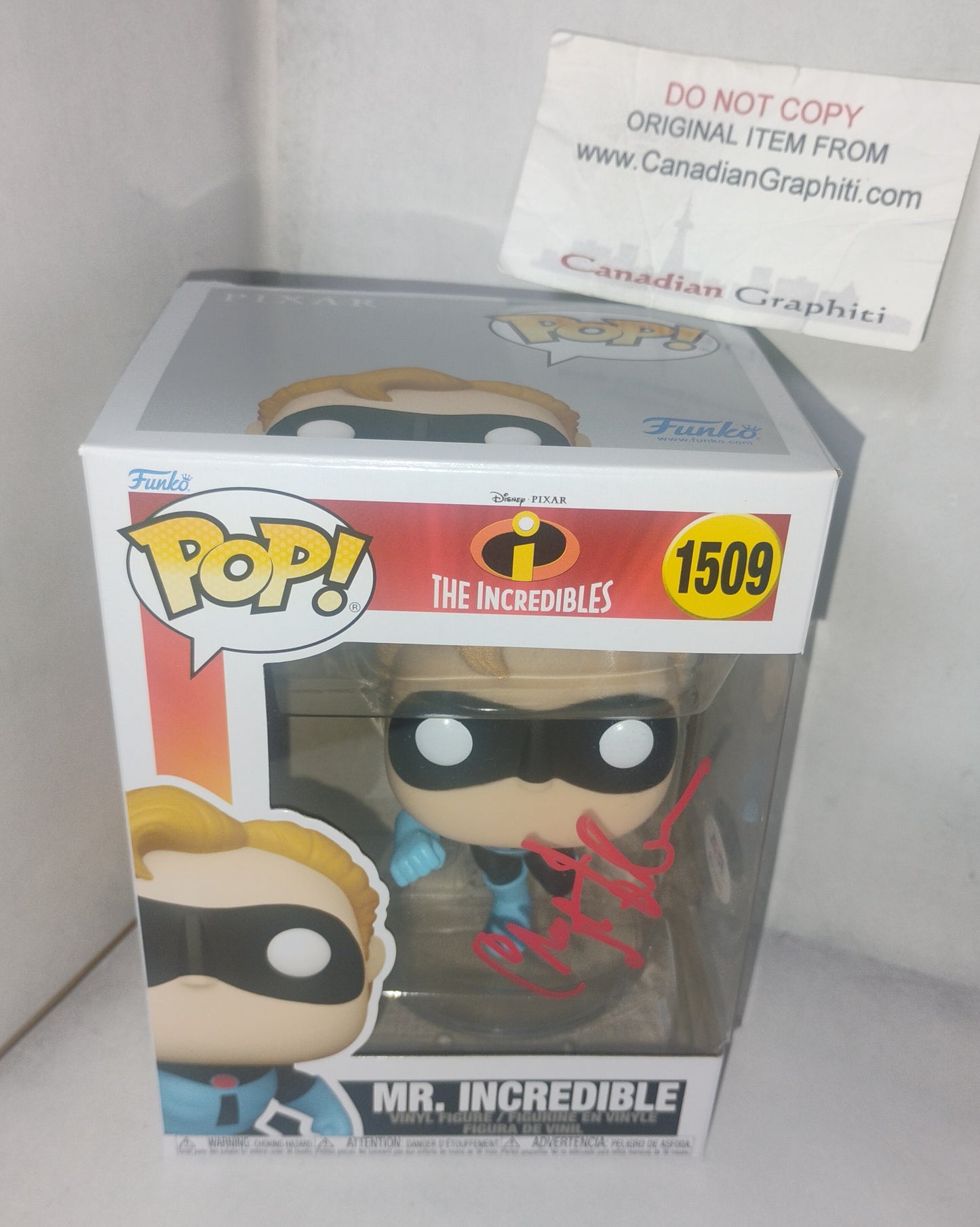 Craig T Nelson Hand Signed Autograph Funko Pop PSA COA The Incredibles