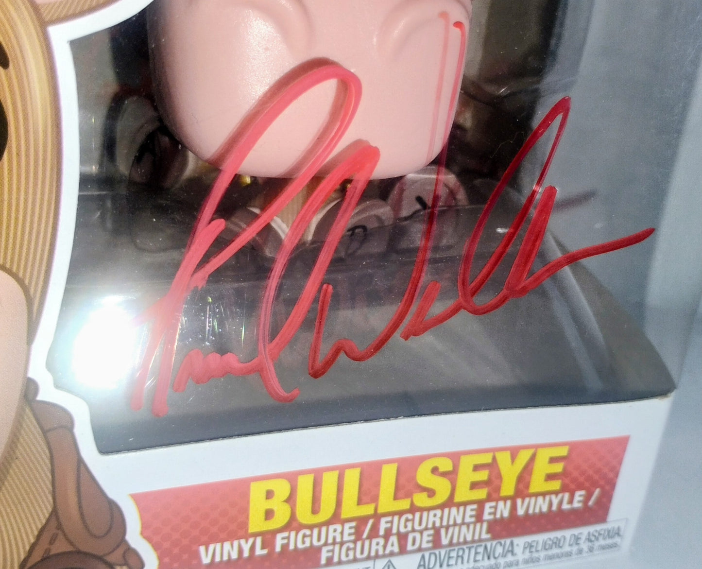 Frank Welker & John Morris Hand Signed Autograph Toy Story Funko Pop COA