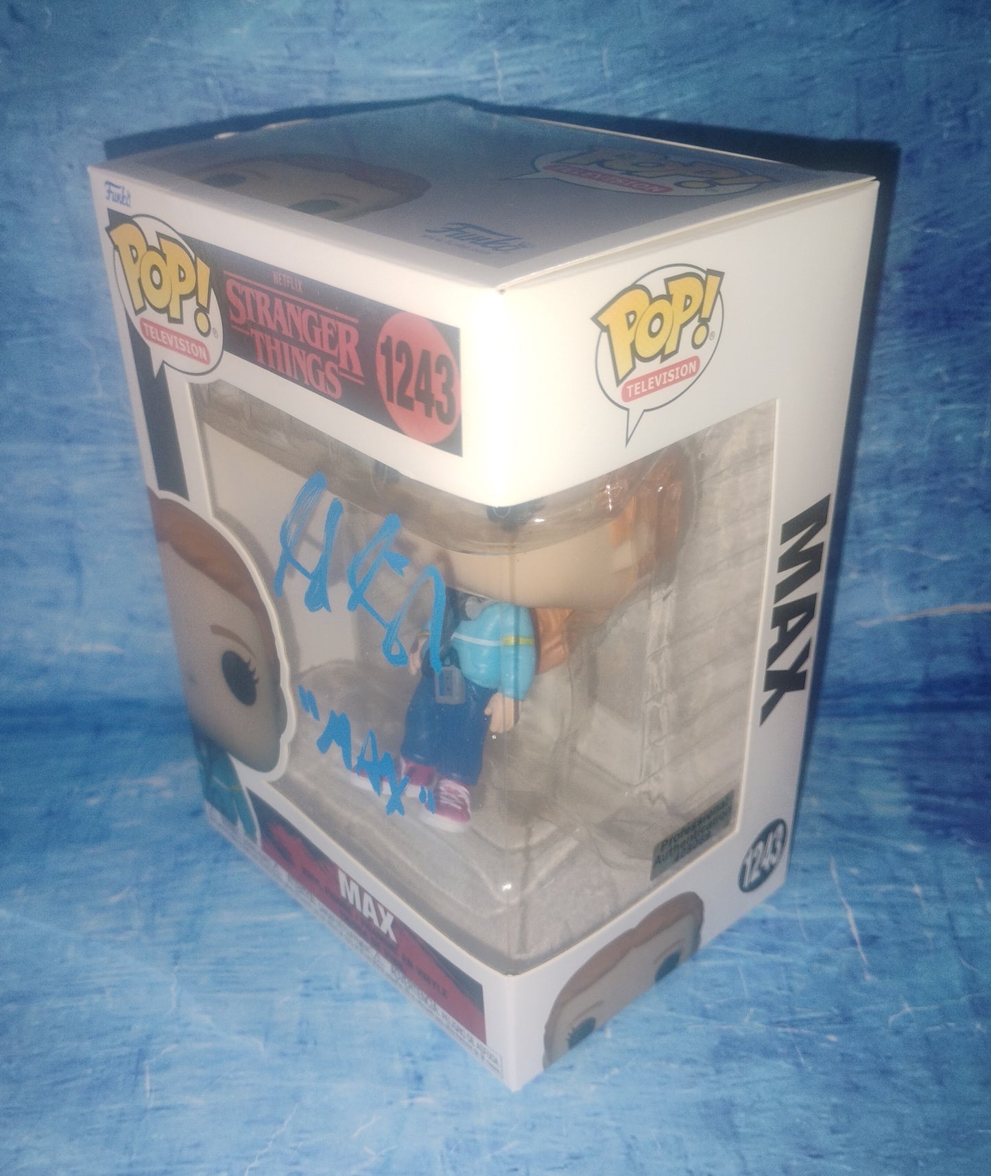 Sadie Sink Hand Signed Autograph Stranger Things Funko Pop COA