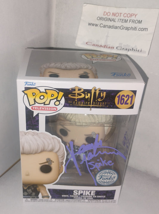 James Marsters Hand Signed Autograph Spike Funko Pop COA