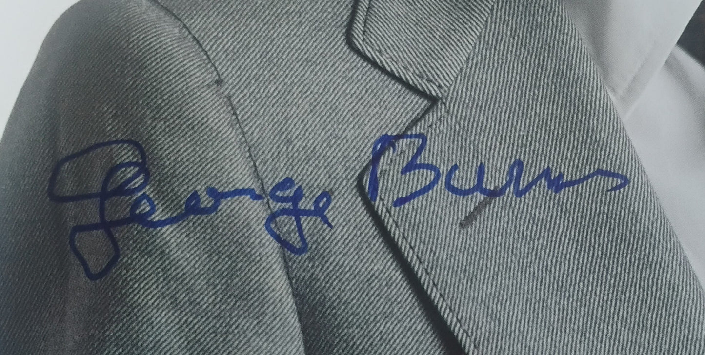 George Burns Hand Signed Autograph 8x10 Photo PSA COA