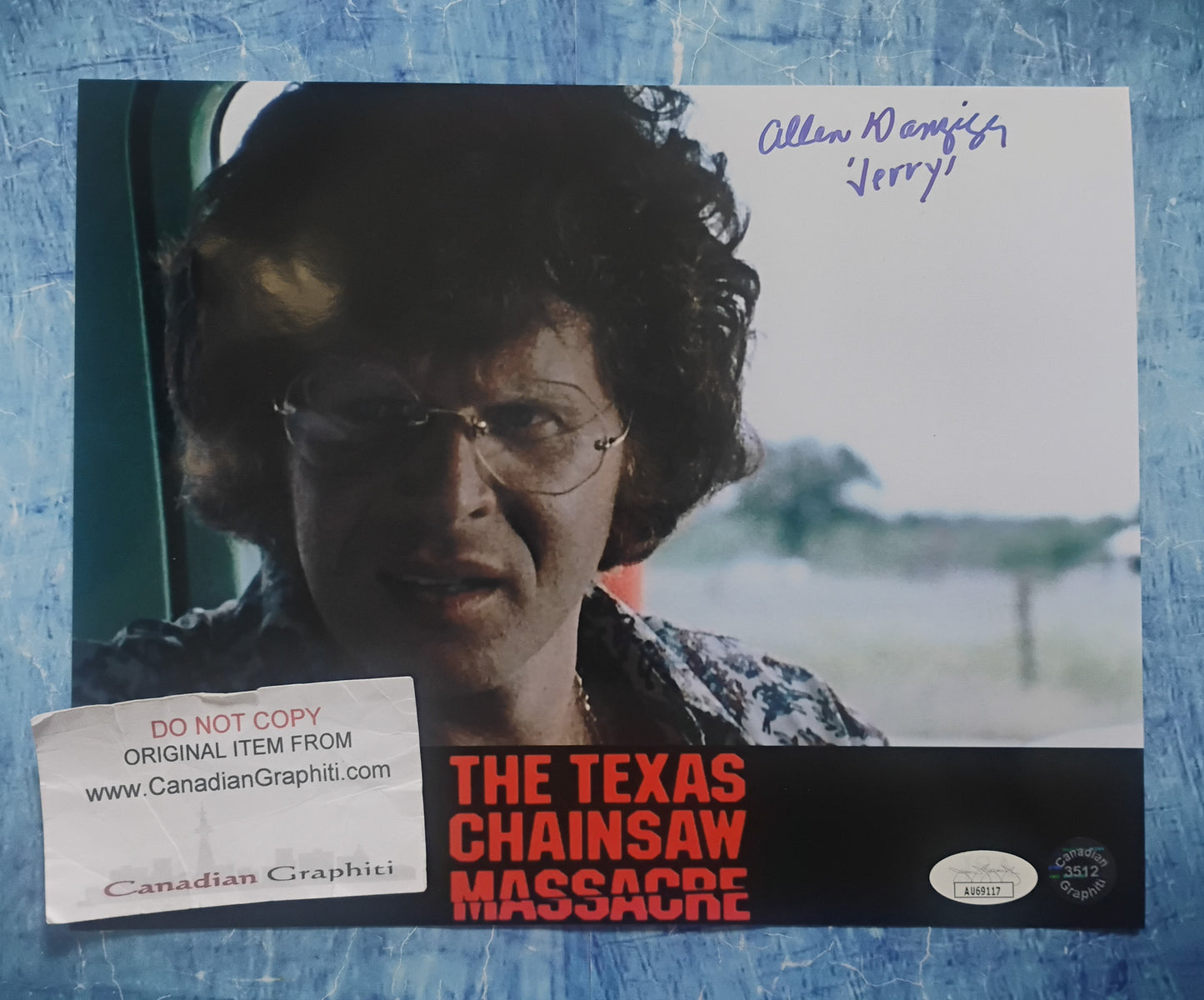 Allen Danziger Hand Signed Autograph 8x10 Photo JSA COA Texas Chainsaw Massacre