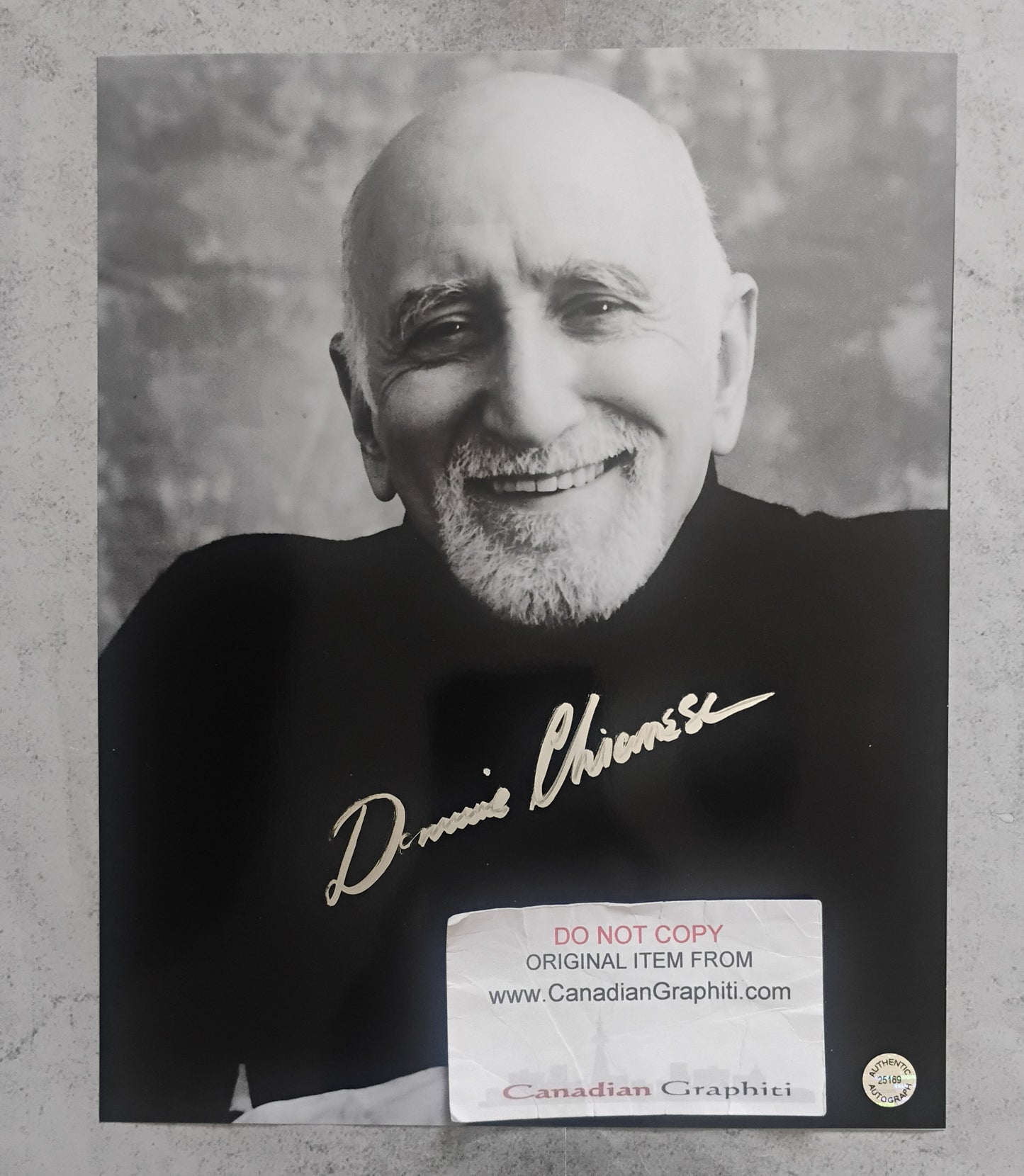 Dominic Chianese Hand Signed Autograph 8x10 Photo COA