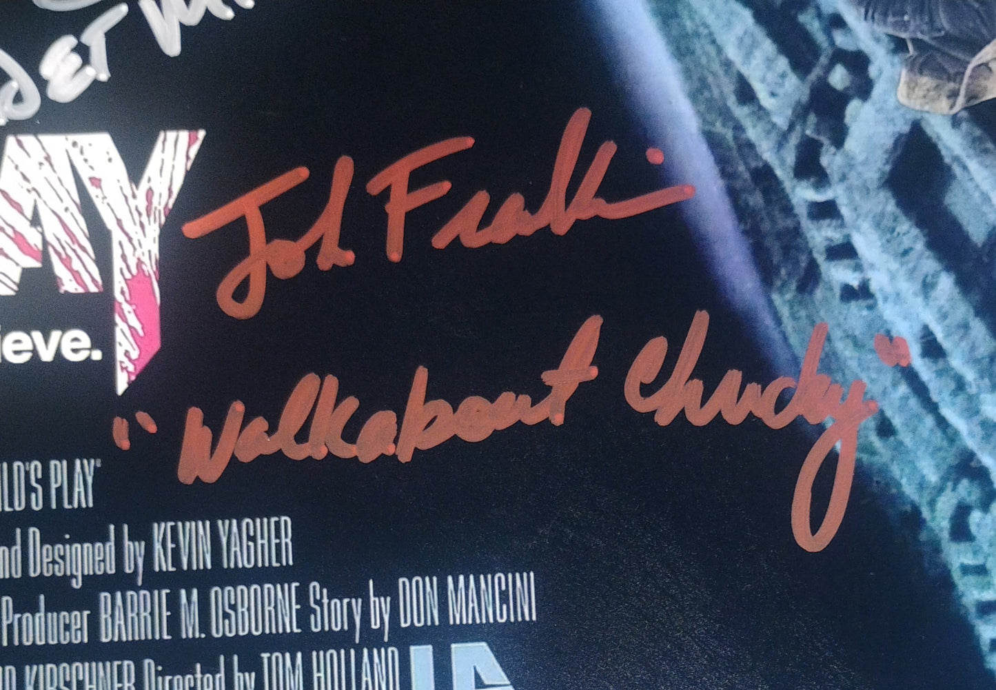 Child's Play 6x Cast Hand Signed Autograph Photo COA