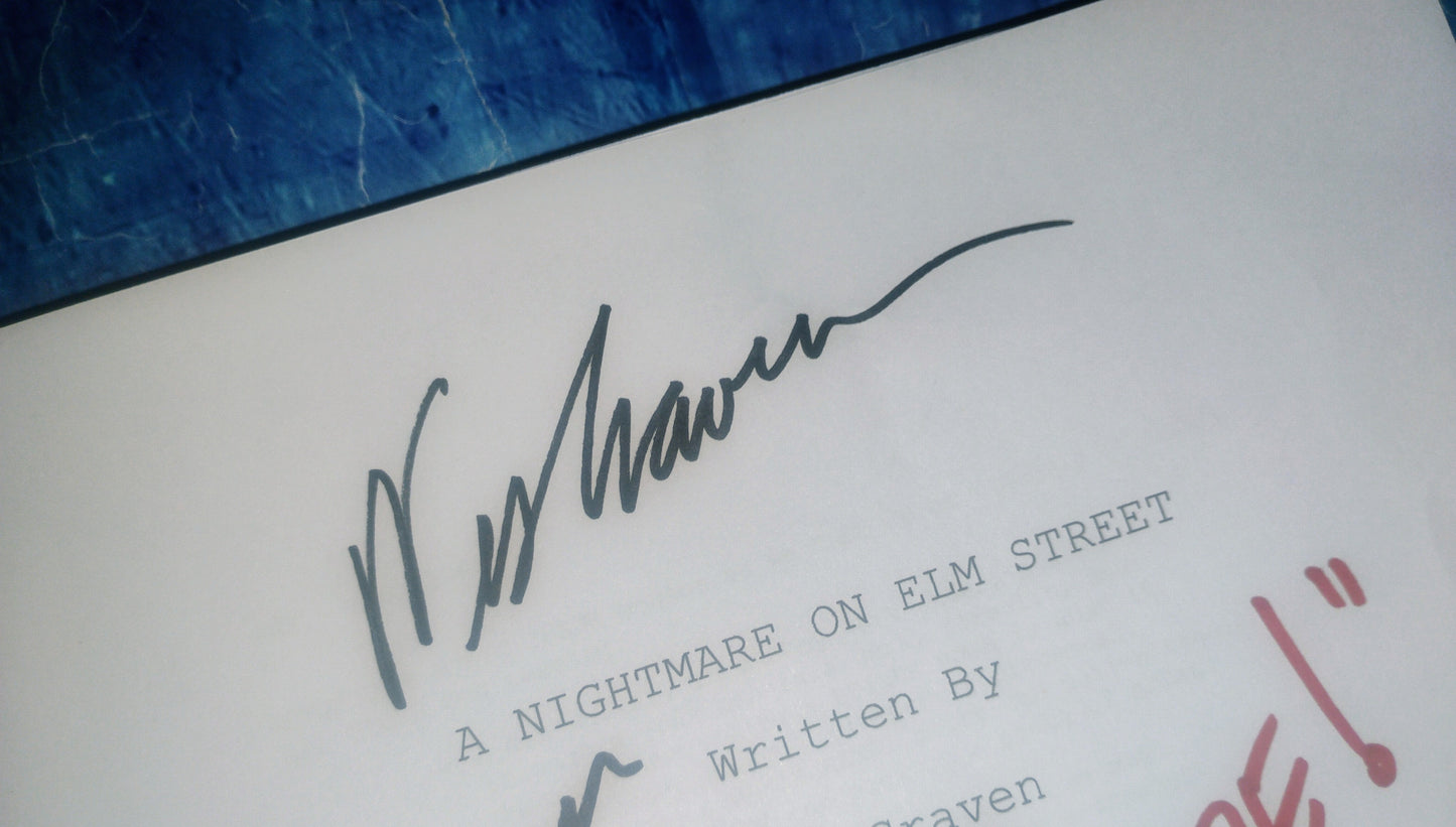 A Nightmare On Elm Street Cast Hand Signed Autograph Script COA