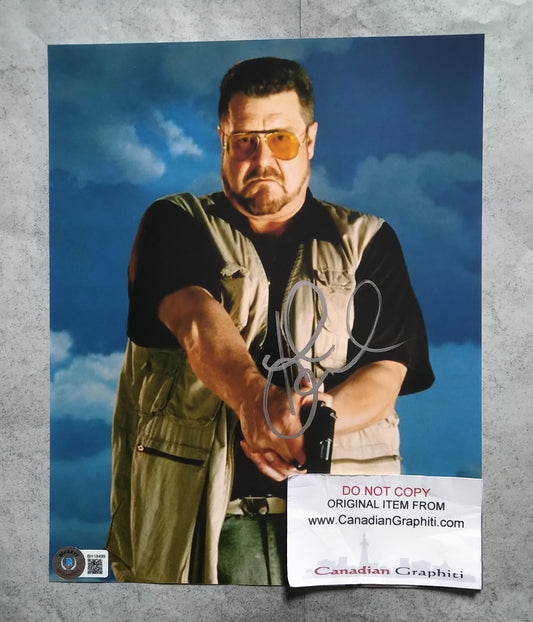 John Goodman Hand Signed Autograph 8x10 Photo BAS COA The Big Lebowski