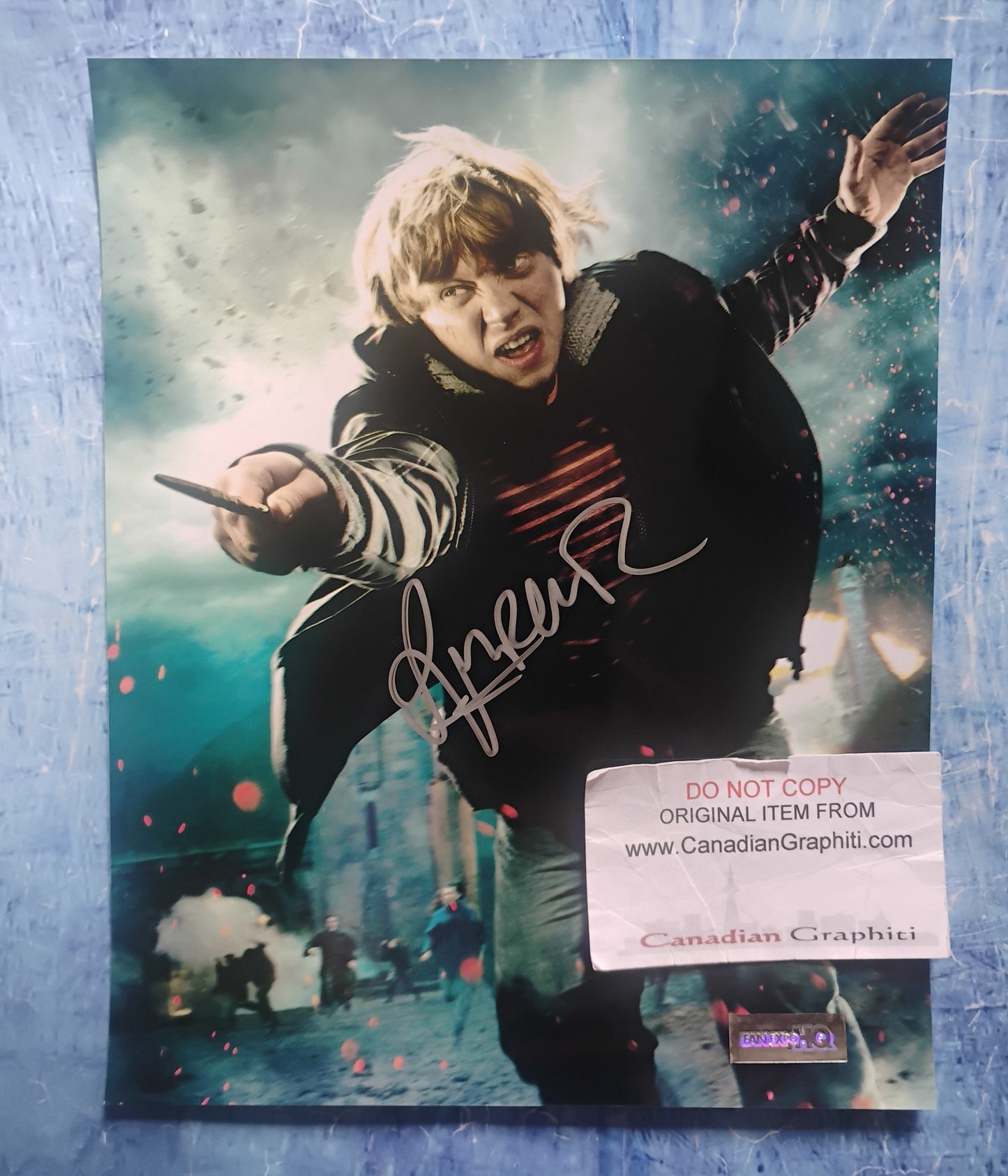 Rupert Grint Hand Signed Autograph 8x10 Photo COA Harry Potter