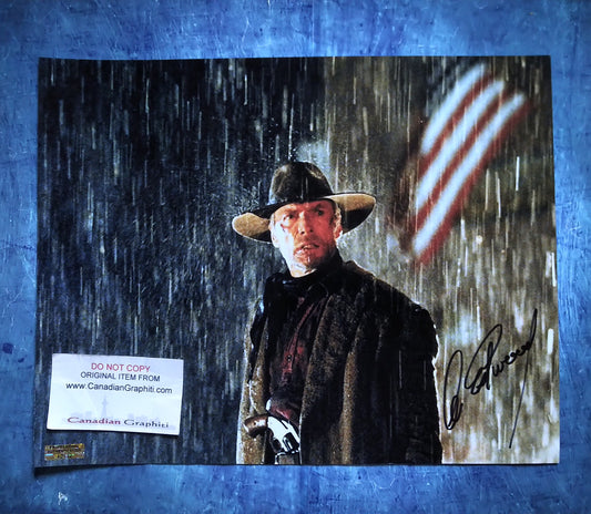 Clint Eastwood Hand Signed Autograph 11x14 Photo COA Unforgiven