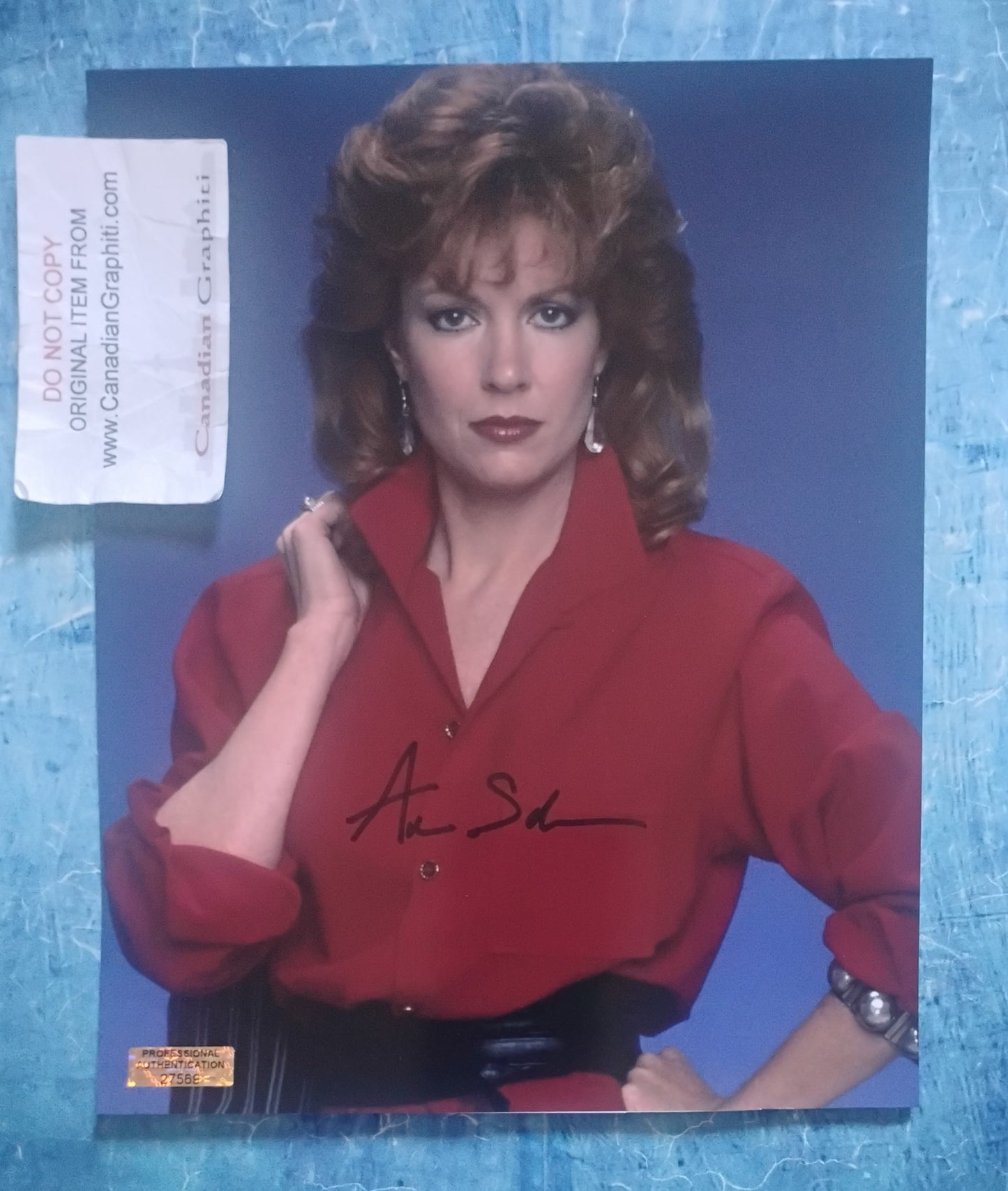 Anne Schedeen Hand Signed Autograph 8x10 Photo COA