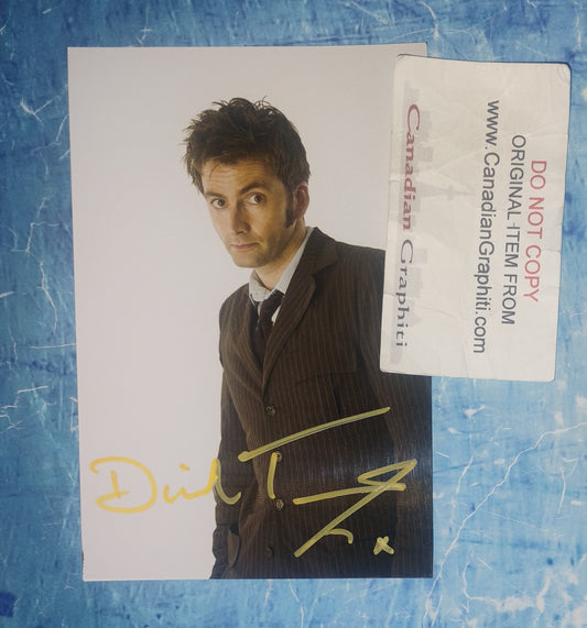 David Tennant Hand Signed Autograph Photo COA Doctor Who