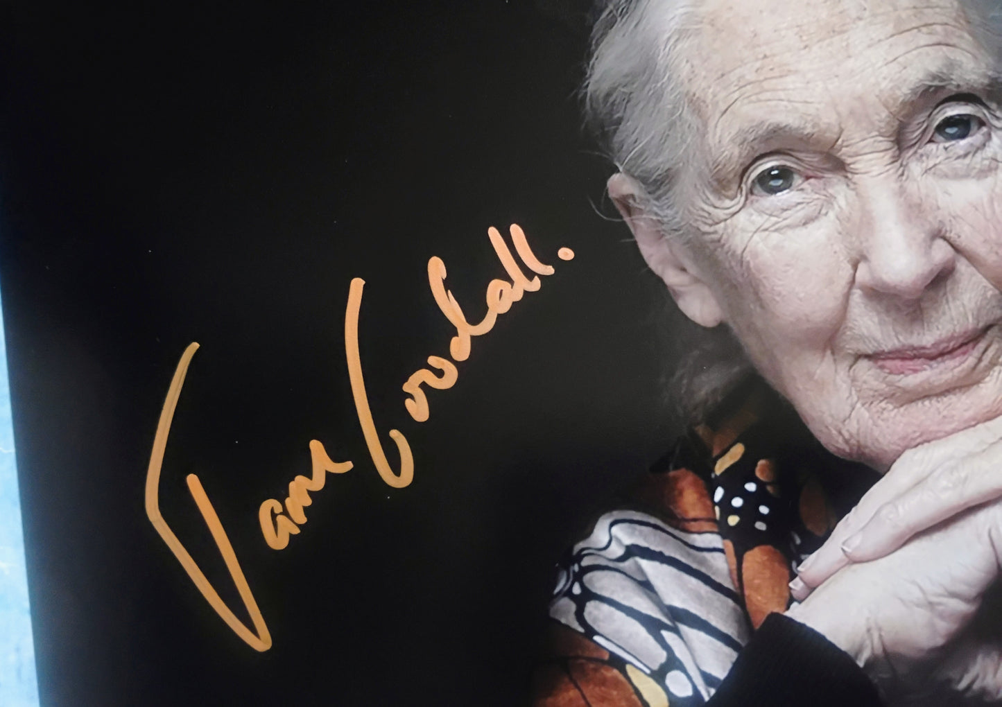 Jane Goodall Hand Signed Autograph 8x10 Photo COA