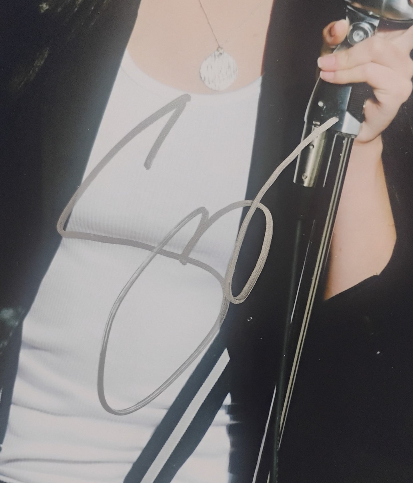 Selena Gomez Hand Signed Autograph 8x10 Photo BAS COA