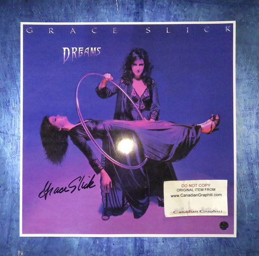 Grace Slick Hand Signed Autograph 12x12 Photo COA