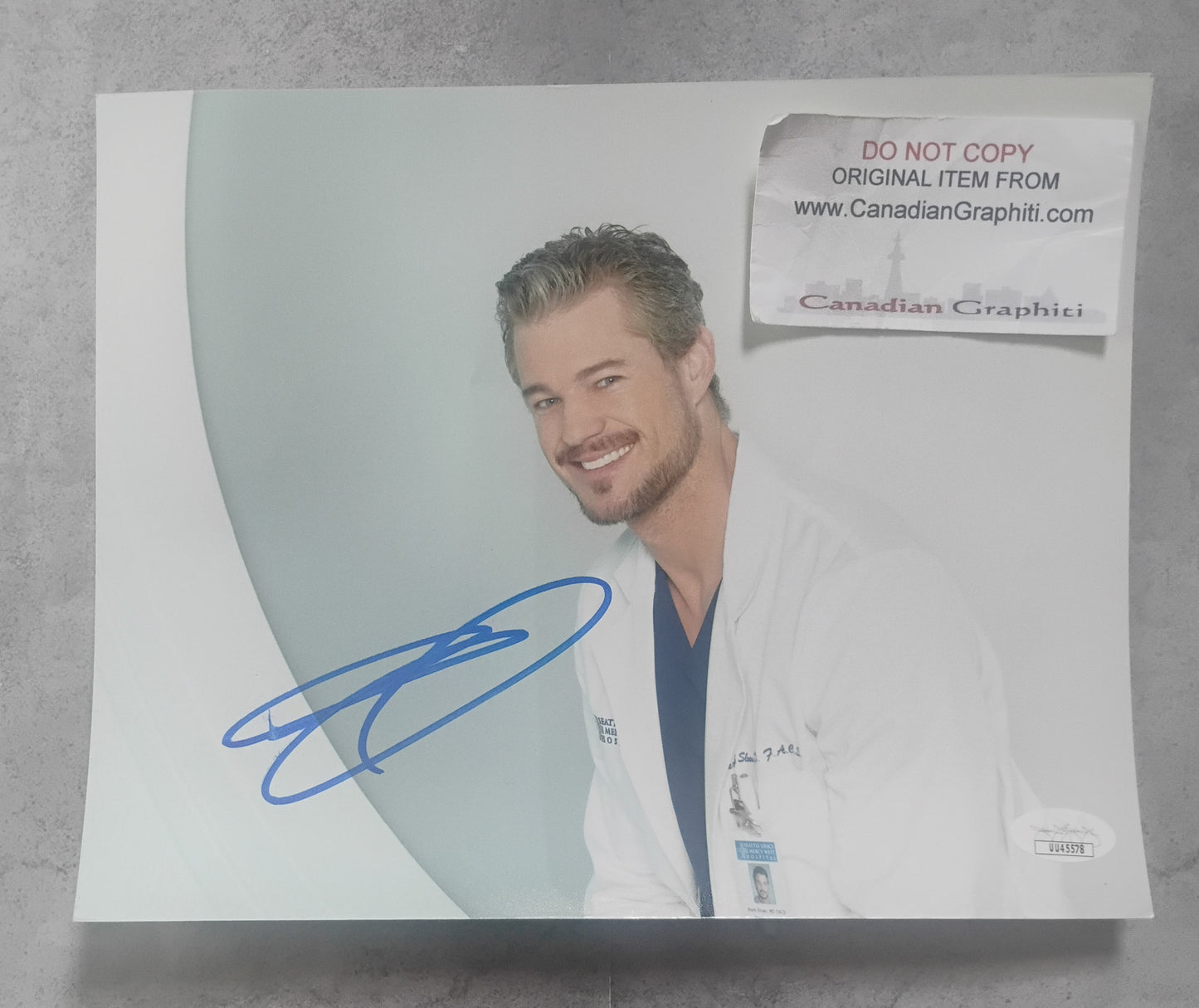 Eric Dane Hand Signed Autograph 8x10 Photo JSA COA Grey's Anatomy