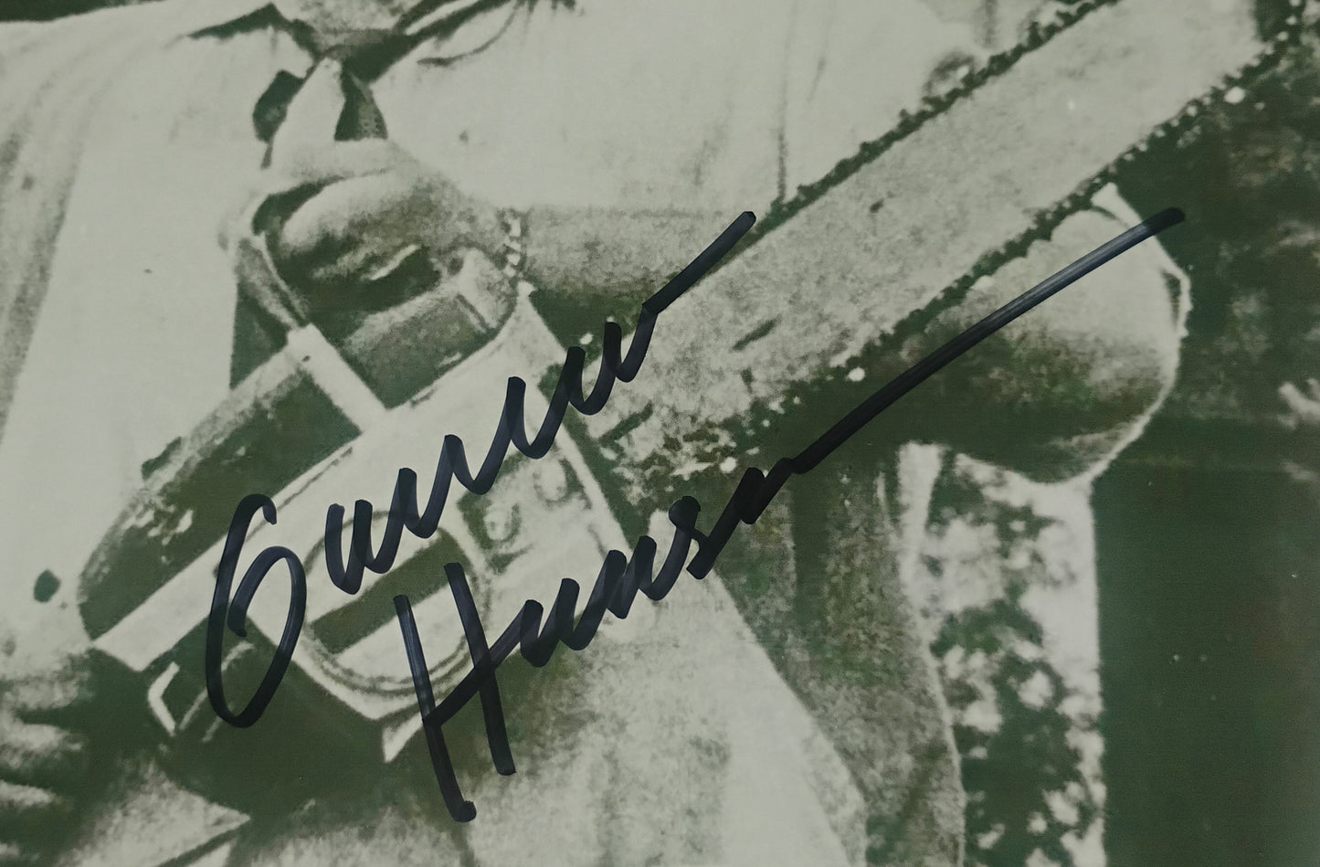 Gunnar Hansen & John Dugan Hand Signed Autograph 8x10 Photo COA Texas Chainsaw Massacre