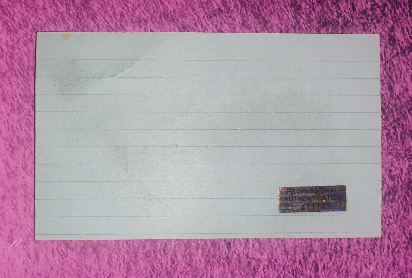 Patrick Throughton Hand Signed Autograph Index Card COA Doctor Who