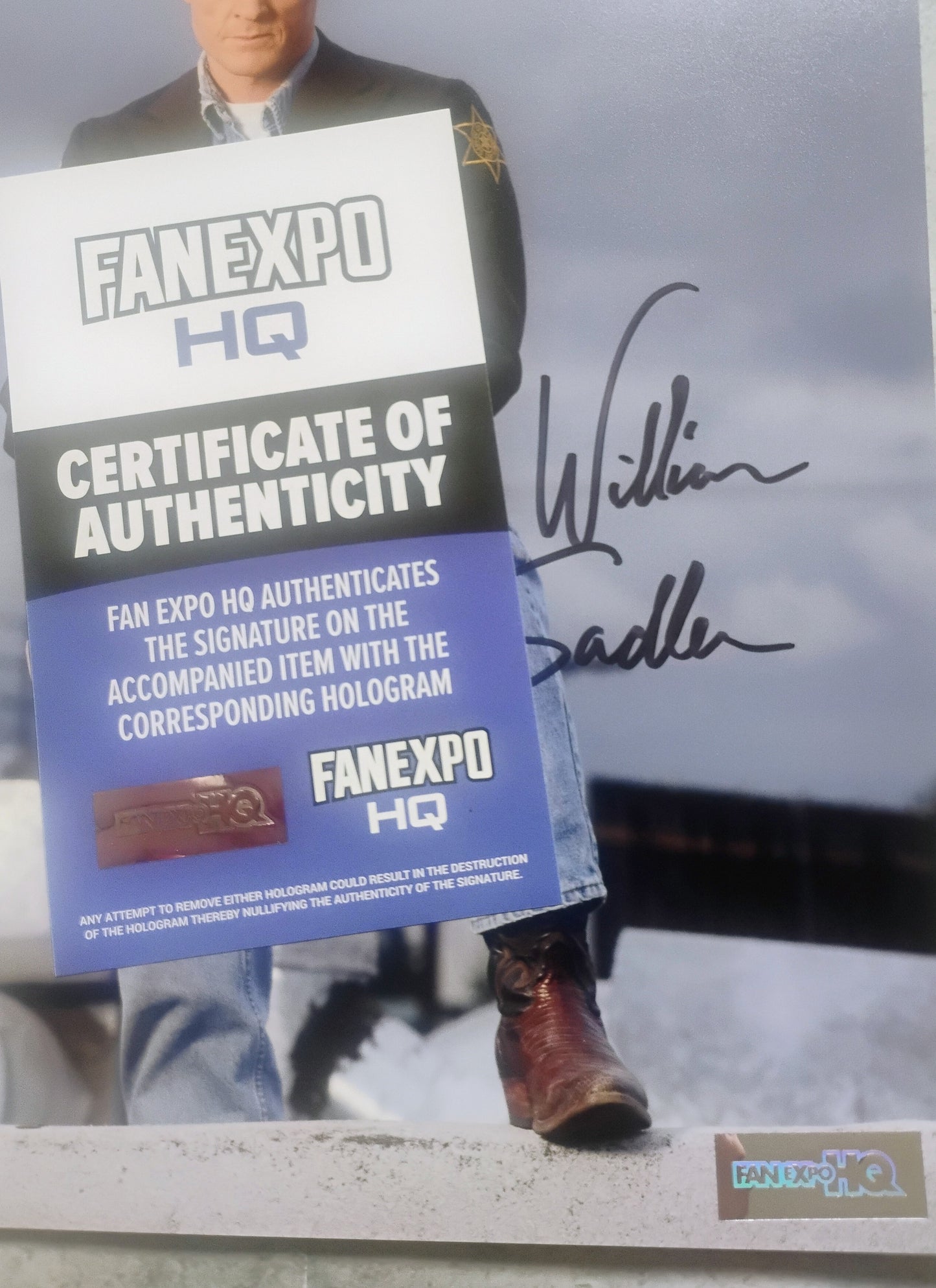 William Saddler Hand Signed Autograph 8x10 Photo COA