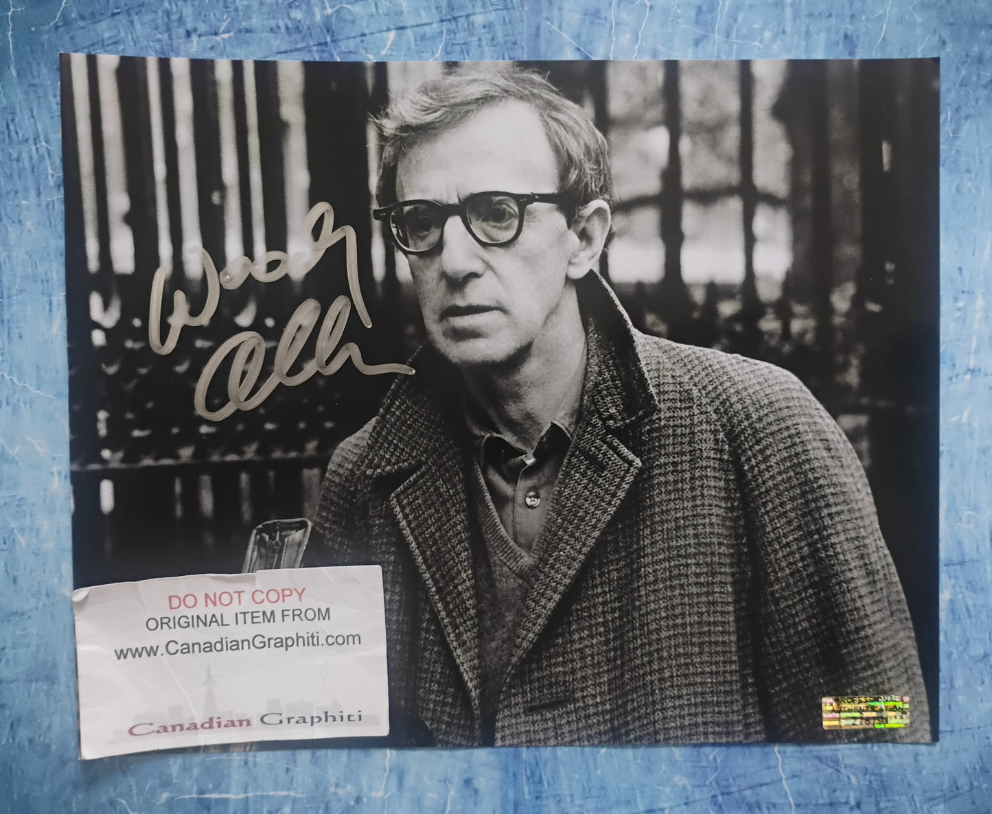 Woody Allen Hand Signed Autograph 8x10 Photo COA
