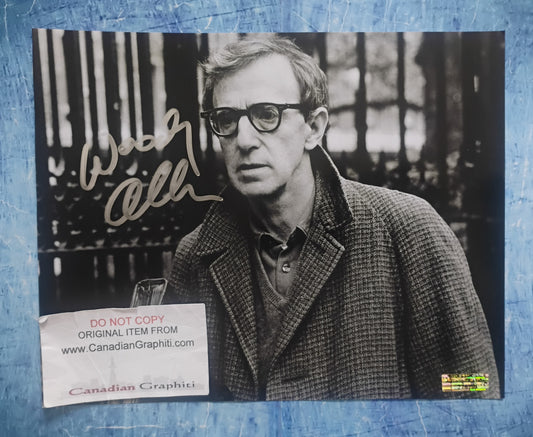 Woody Allen Hand Signed Autograph 8x10 Photo COA