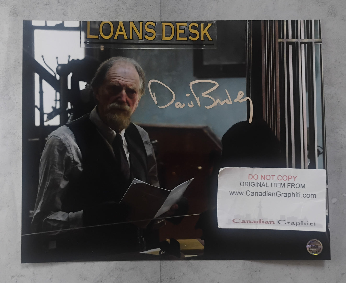 David Bradley Hand Signed Autograph 8x10 Photo COA The Strain