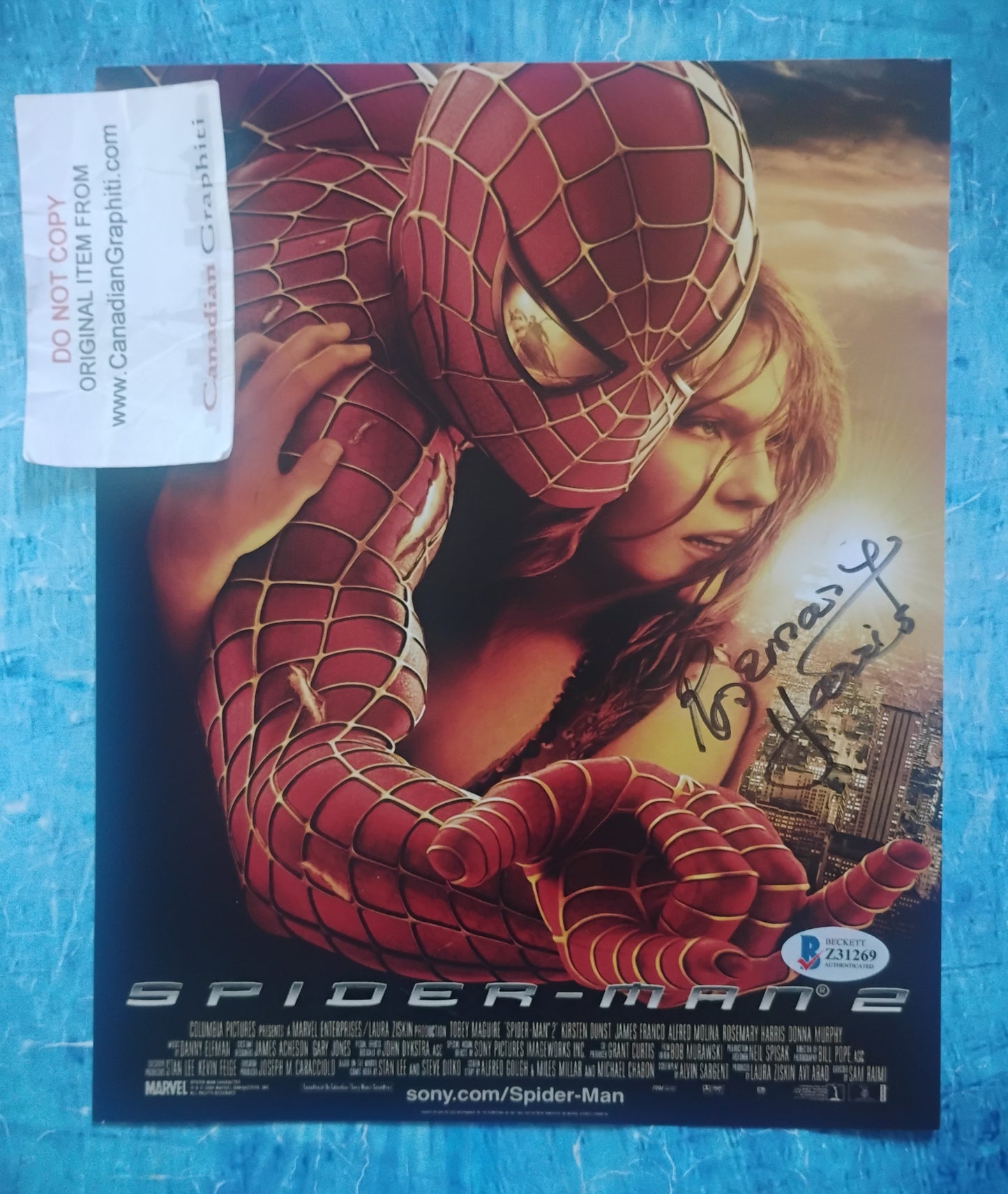 Rosemary Harris Hand Signed Autograph 8x10 Photo BAS COA Spider-man