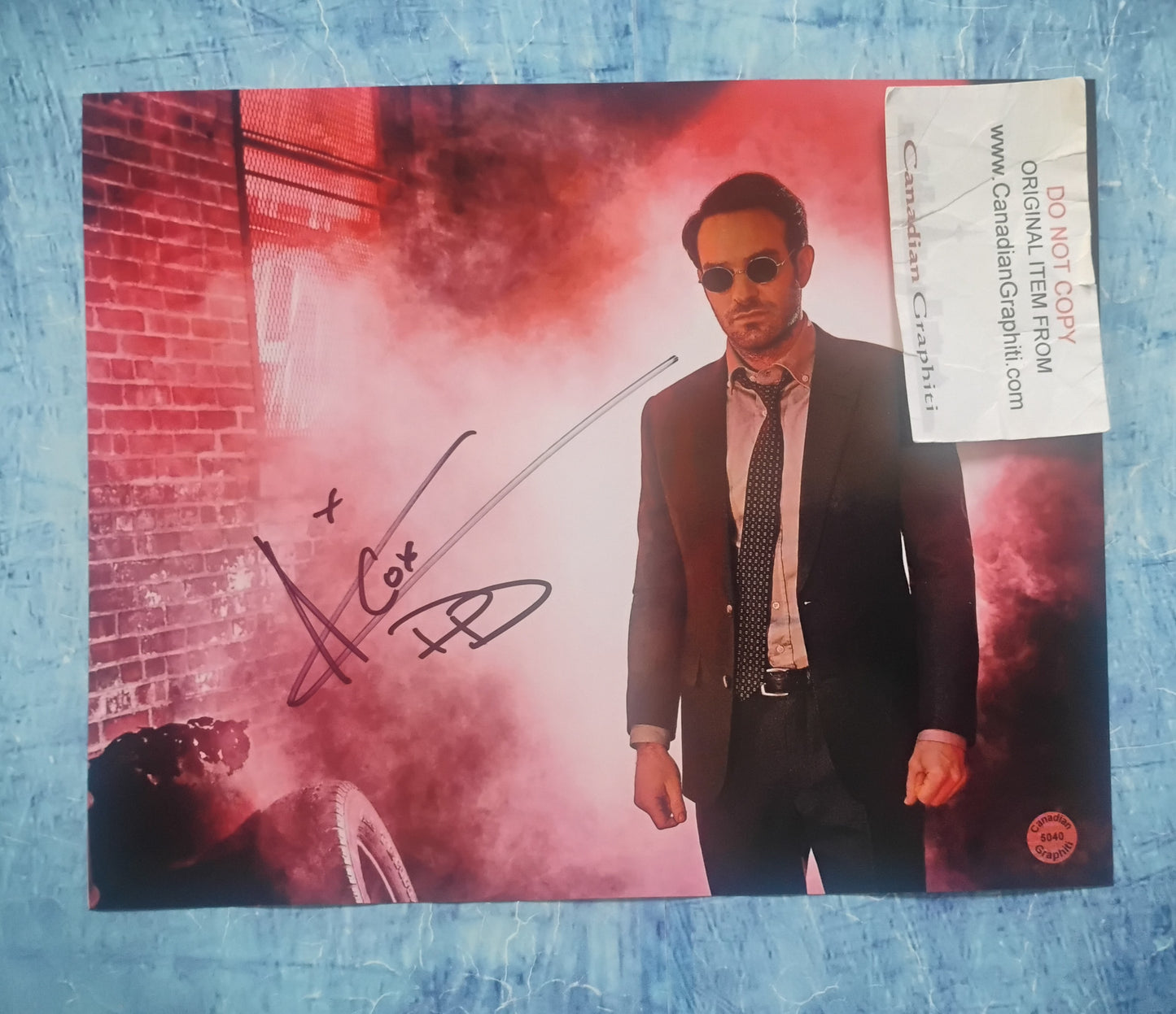 Charlie Cox Hand Signed Autograph 8x10 Photo COA Daredevil