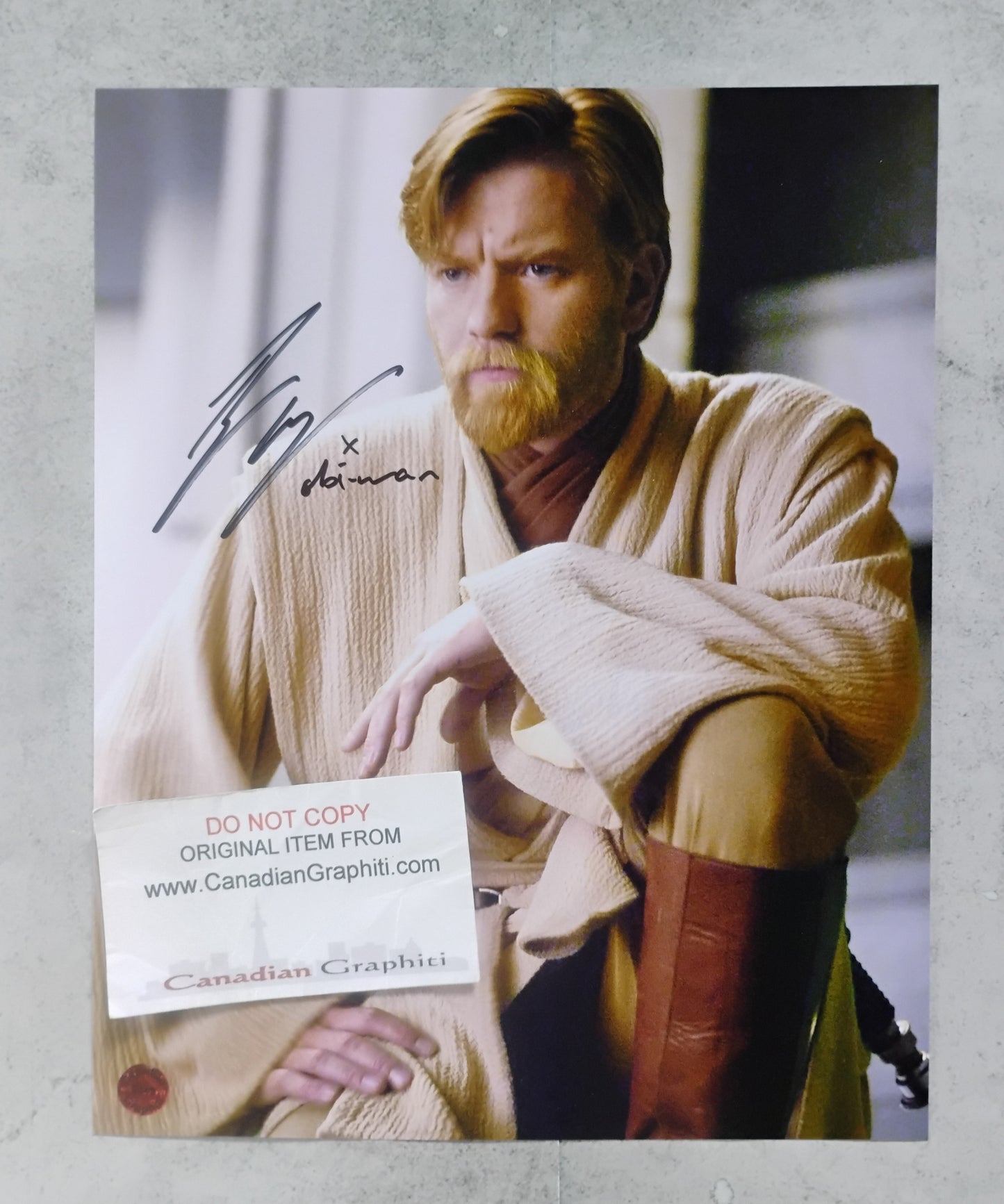 Ewan McGregor Hand Signed Autograph 8x10 Photo COA Star Wars