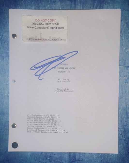 Eric Dane Hand Signed Autograph Euphoria Script COA