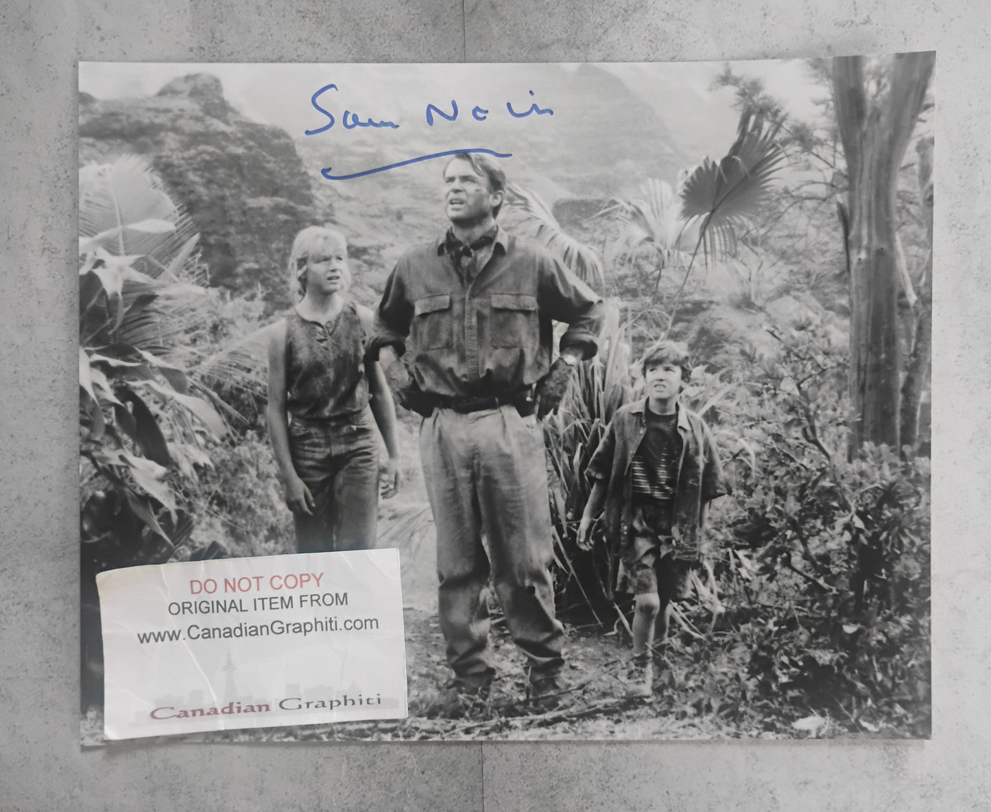 Sam Neill Hand Signed Autograph 8x10 Photo BAS COA Jurassic Park