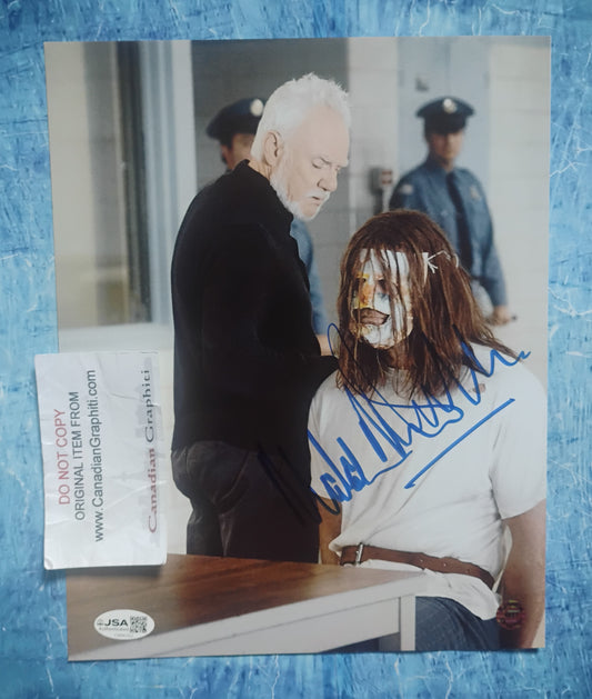 Malcolm McDowell Hand Signed Autograph 8x10 Photo JSA COA Halloween