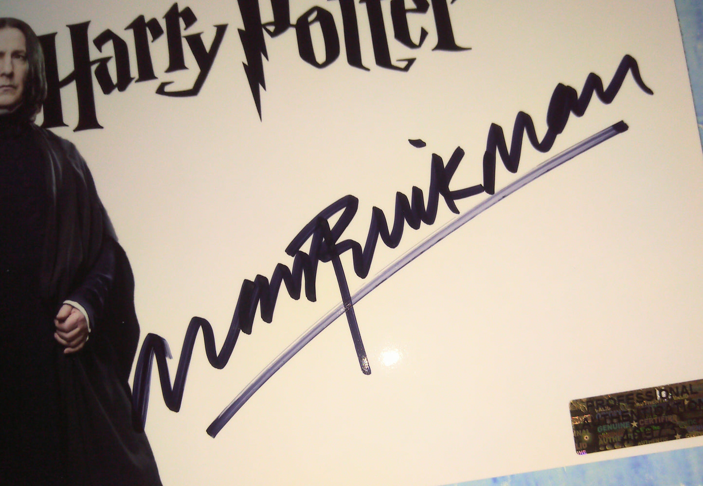 Alan Rickman Hand Signed Autograph Photo COA Harry Potter