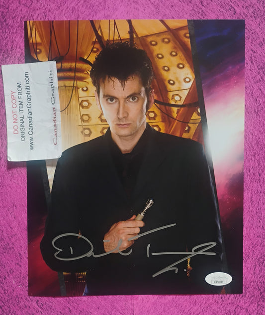 David Tennant Hand Signed Autograph 8x10 Photo JSA COA Doctor Who