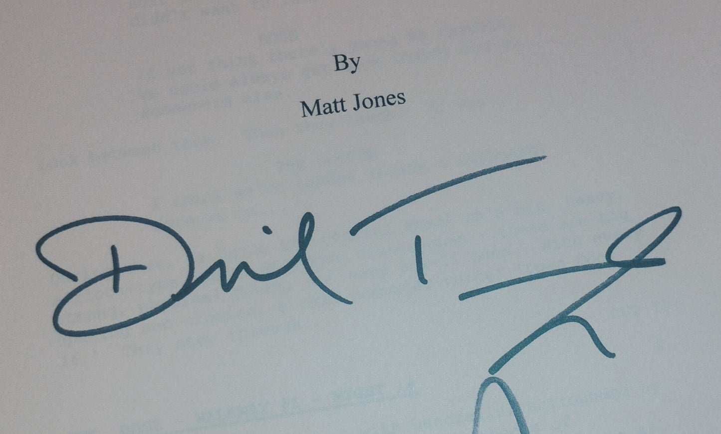 David Tennant & Billie Piper Hand Signed Autograph Doctor Who Script COA