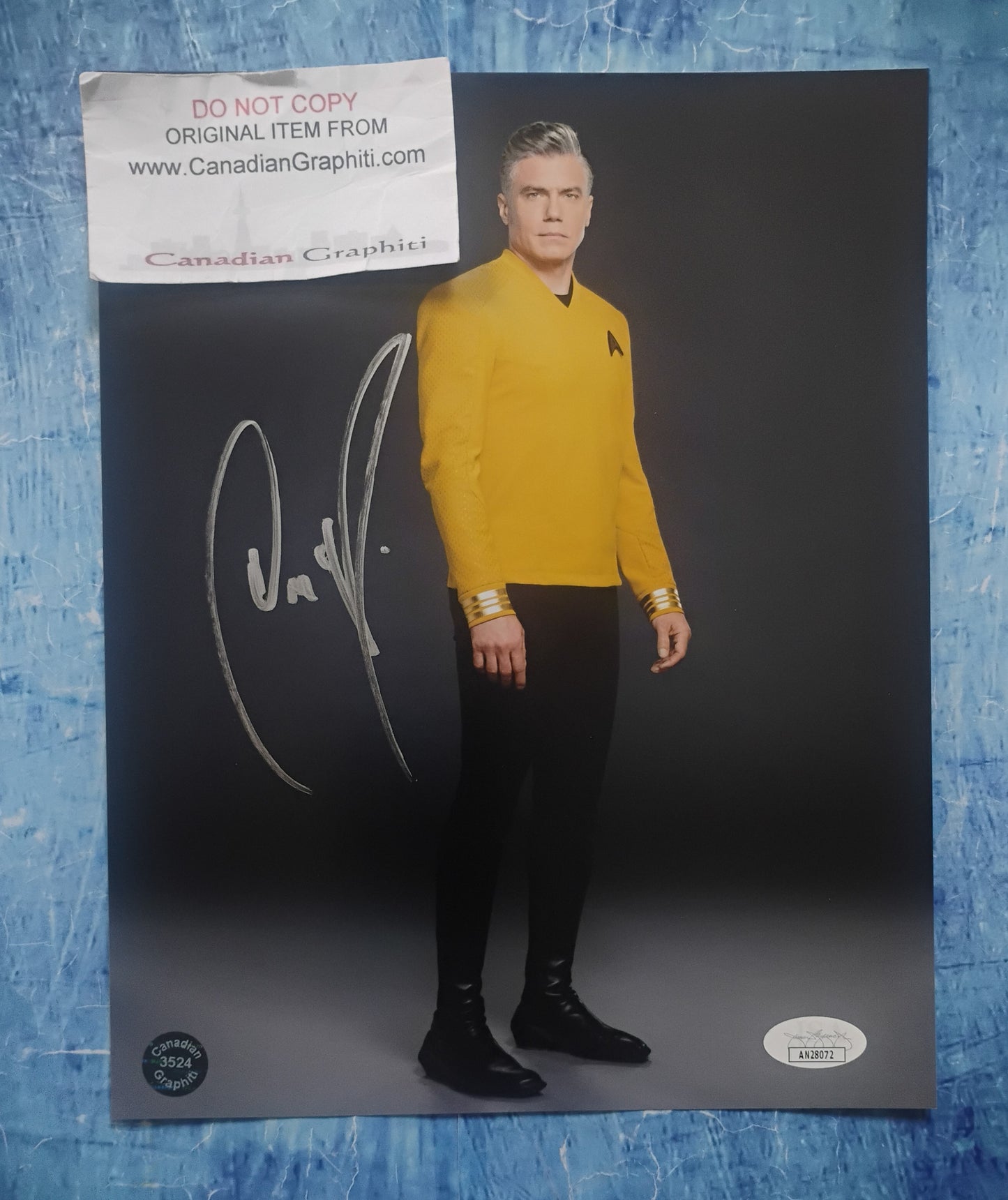 Anson Mount Hand Signed Autograph 8x10 Photo JSA COA Star Trek