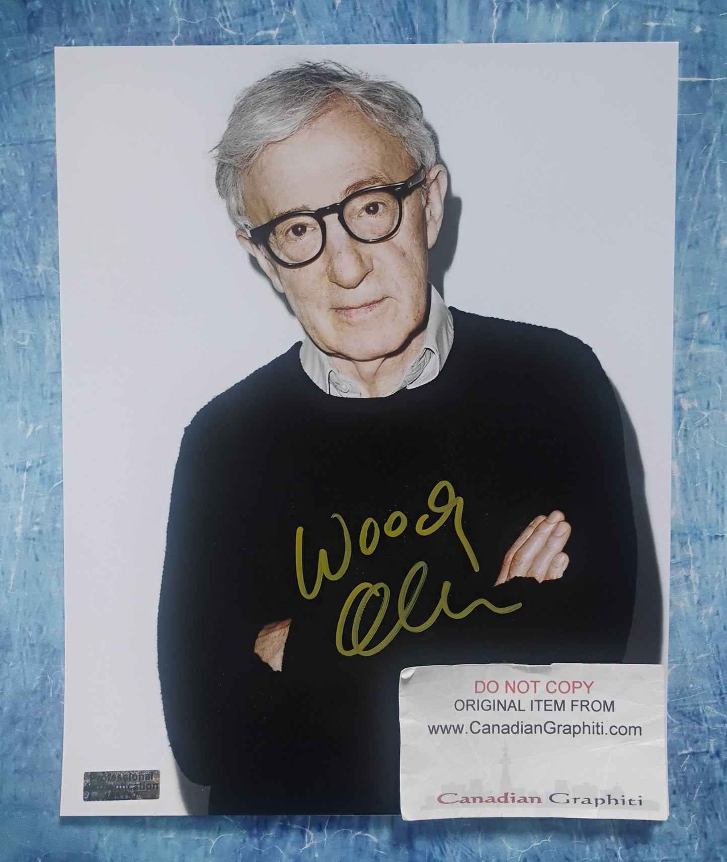 Woody Allen Hand Signed Autograph 8x10 Photo COA