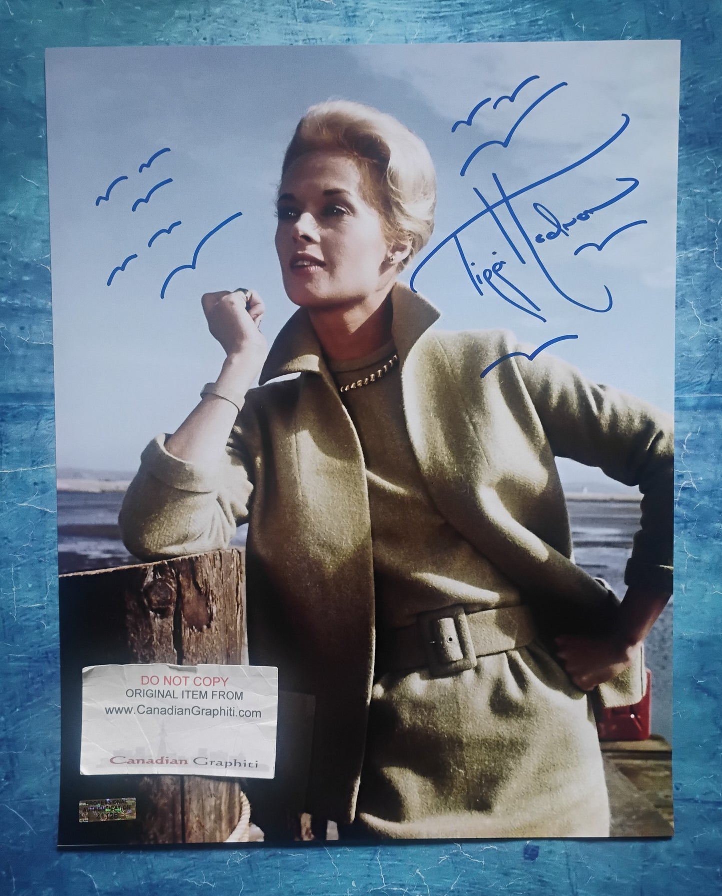 Tippi Hedren Hand Signed Autograph 11x14 Photo COA The Birds