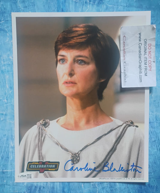Caroline Blakiston Hand Signed Autograph 8x10 Photo JSA COA Star Wars