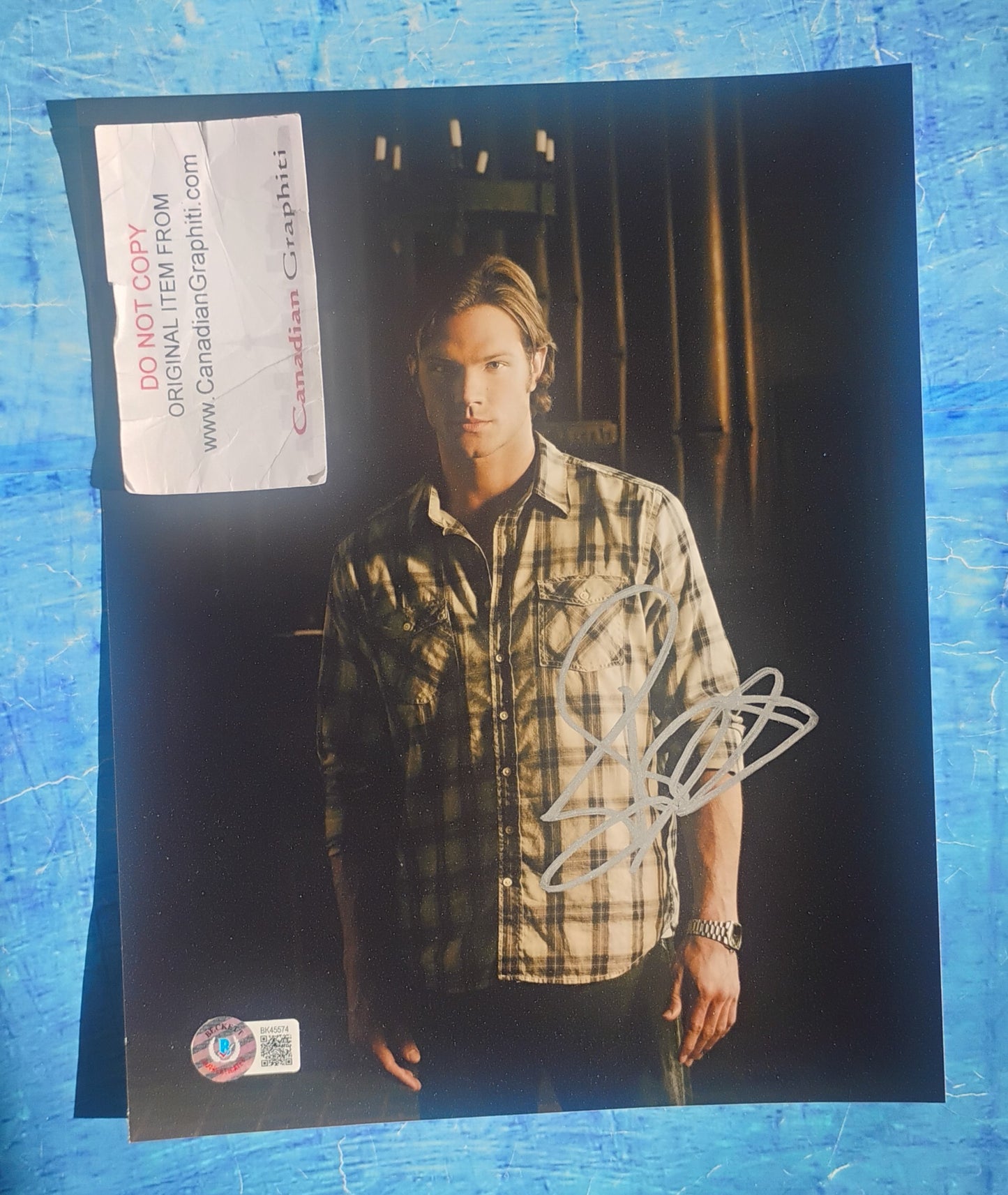 Jared Padalecki Hand Signed Autograph 8x10 Photo BAS COA Supernatural