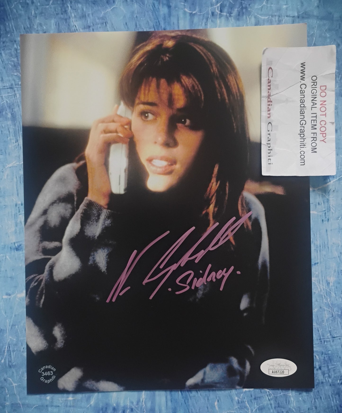 Neve Campbell Hand Signed Autograph 8x10 Photo JSA COA Scream