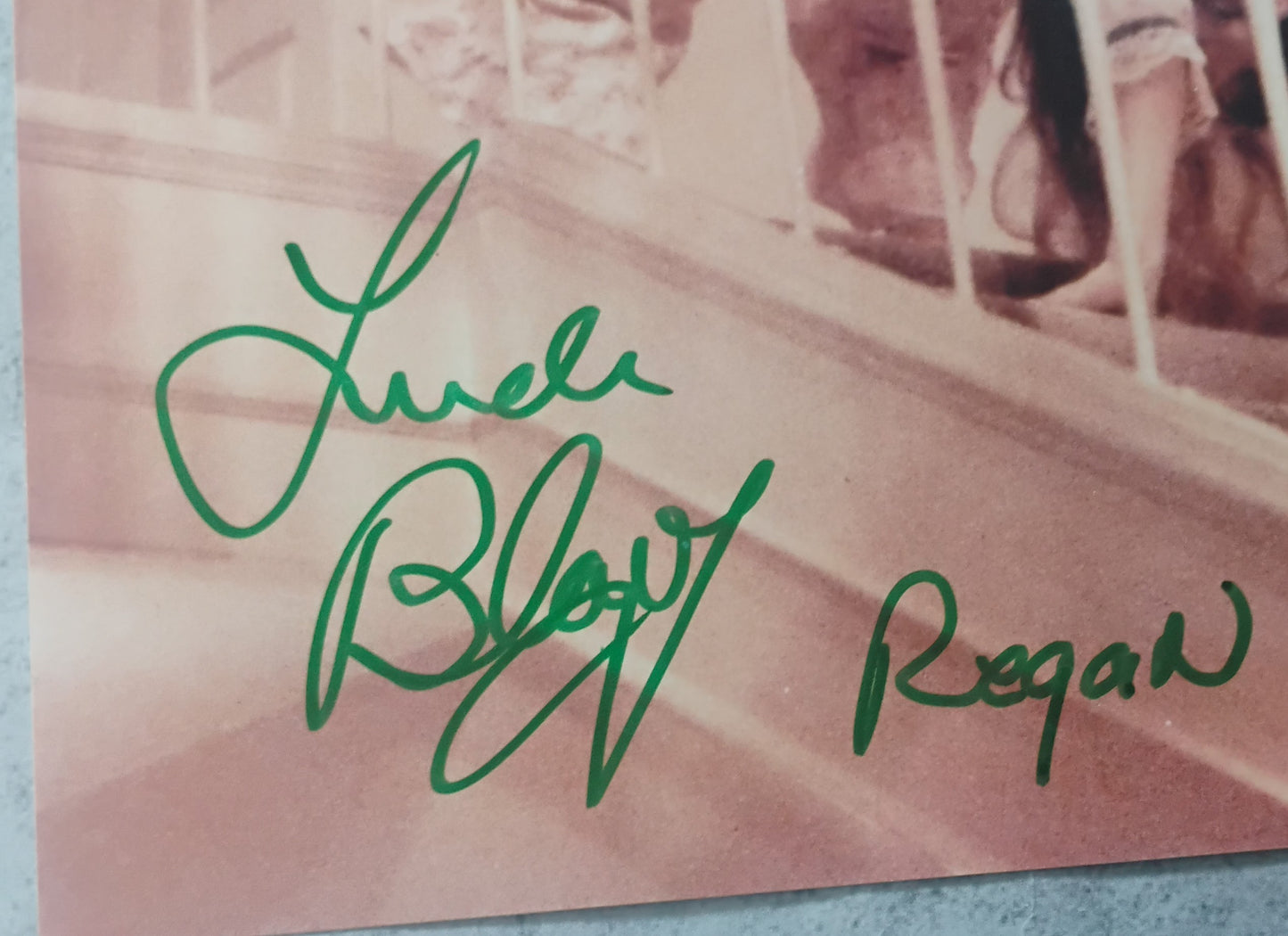 Linda Blair Hand Signed Autograph 8x10 Photo JSA COA Exorcist