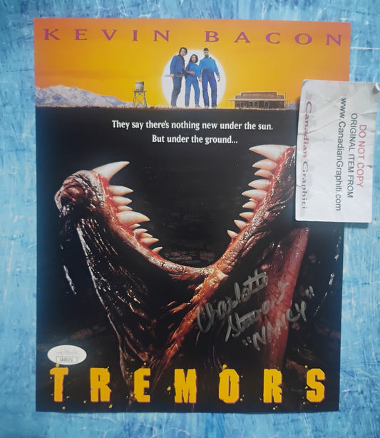 Charlotte Stewart Hand Signed Autograph 8x10 Photo JSA COA Tremors